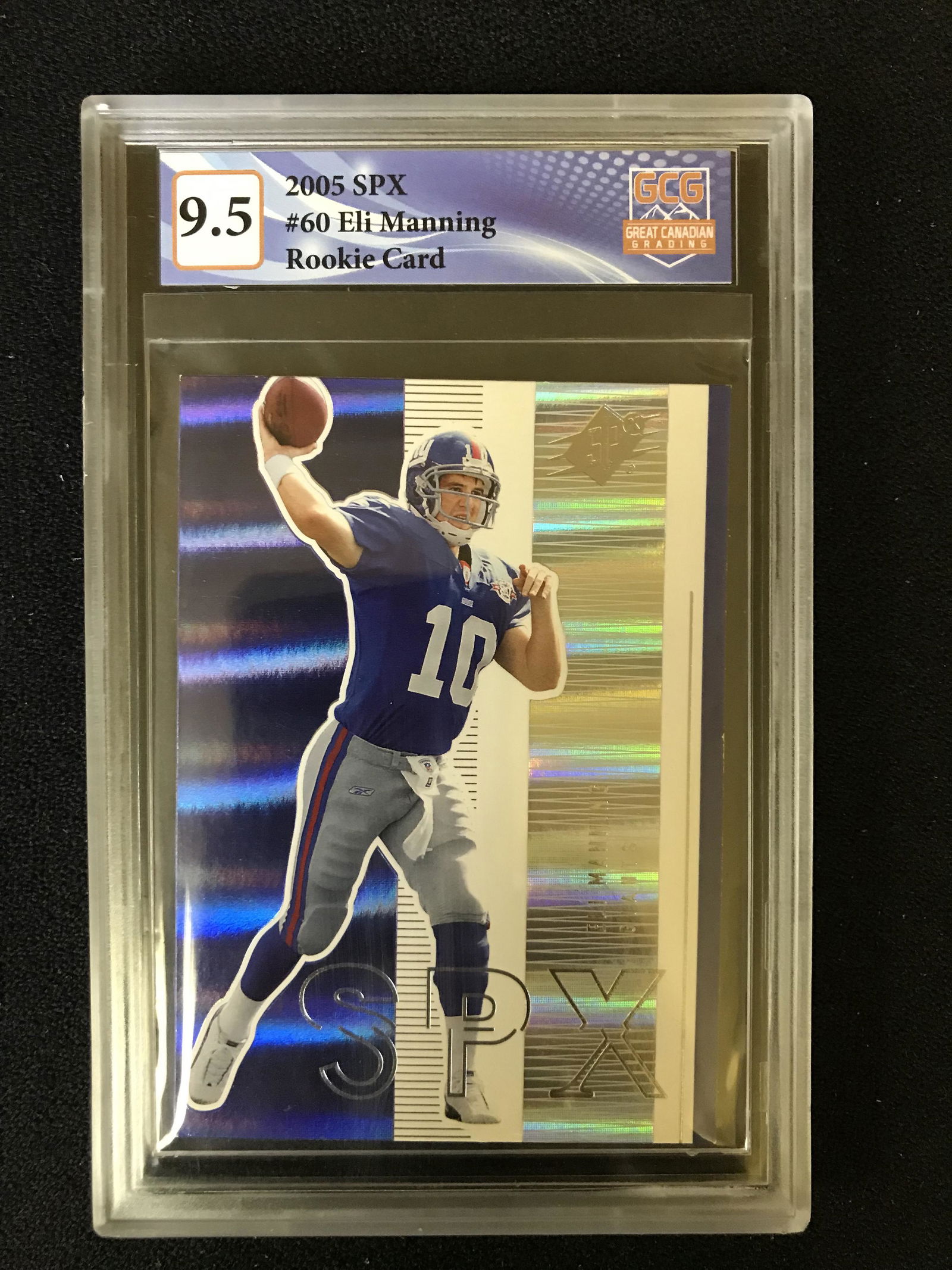 2005 SPX NO.60 ELI MANNING RC (GCG 9.5) (1 of 1)