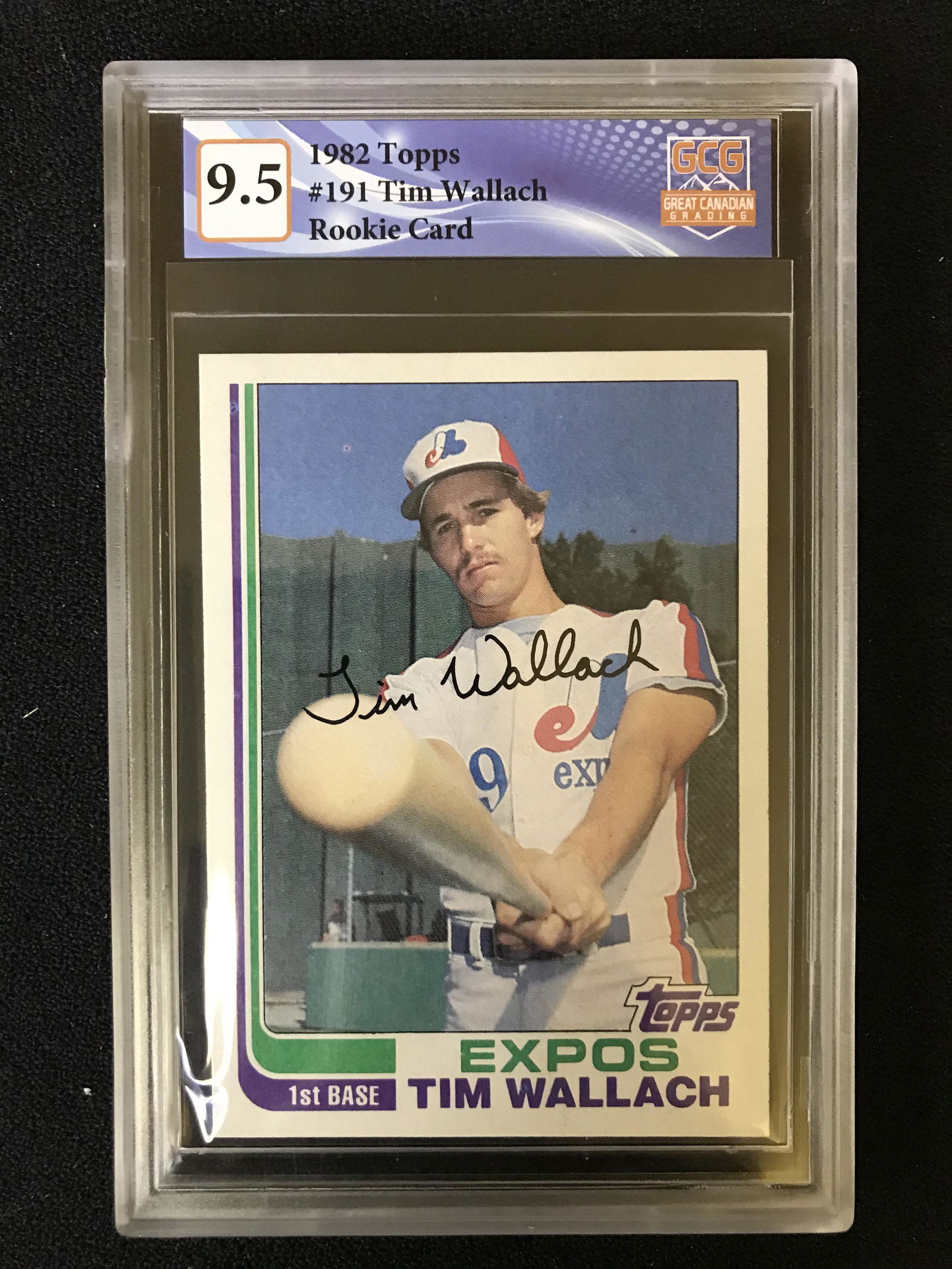 1982 TOPPS NO.191 TIM WALLACH RC (GCG 9.5) (1 of 1)