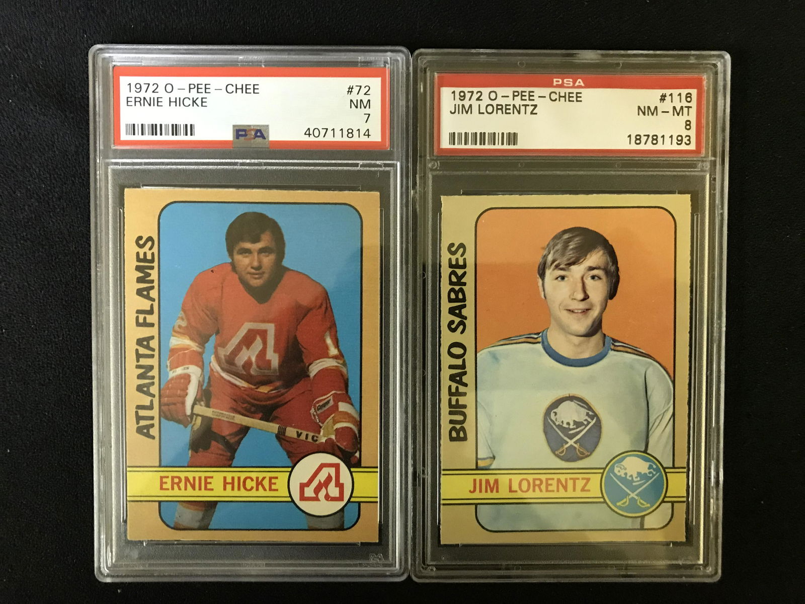 1972 O-PEE-CHEE GRADED HOCKEY CARD LOT (1 of 1)