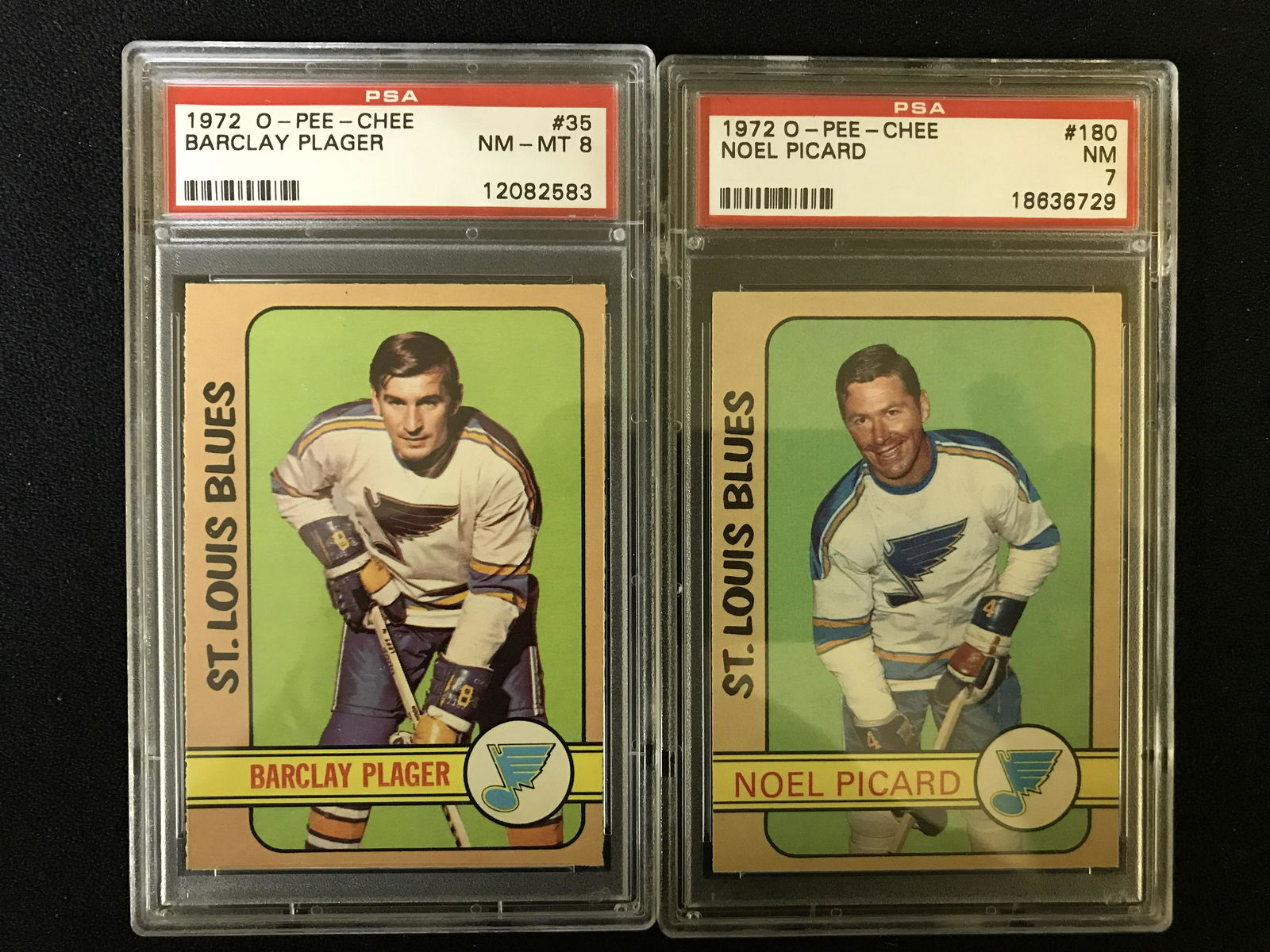 1972 O-PEE-CHEE GRADED HOCKEY CARD LOT (1 of 1)