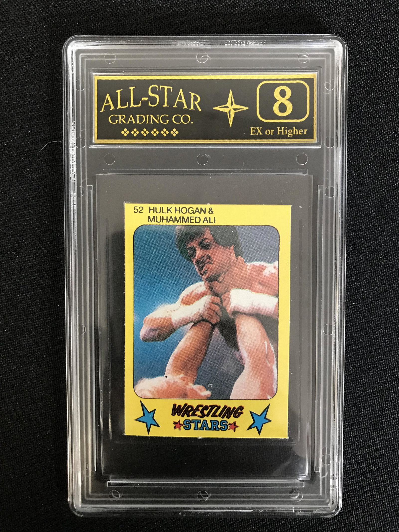 WRESTLING STARS NO.52 HULK HOGAN/ MUHAMMED ALI (ALL-STAR GRADING 8): WRESTLING STARS NO.52 HULK HOGAN/ MUHAMMED ALI (ALL-STAR GRADING 8)