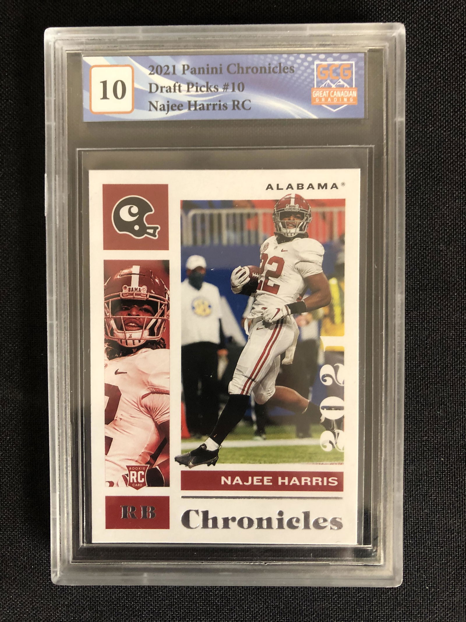 2021 PANINI CHRONICLES DRAFT PICKS NO.10 NAJEE HARRIS RC (GCG 10) (1 of 1)
