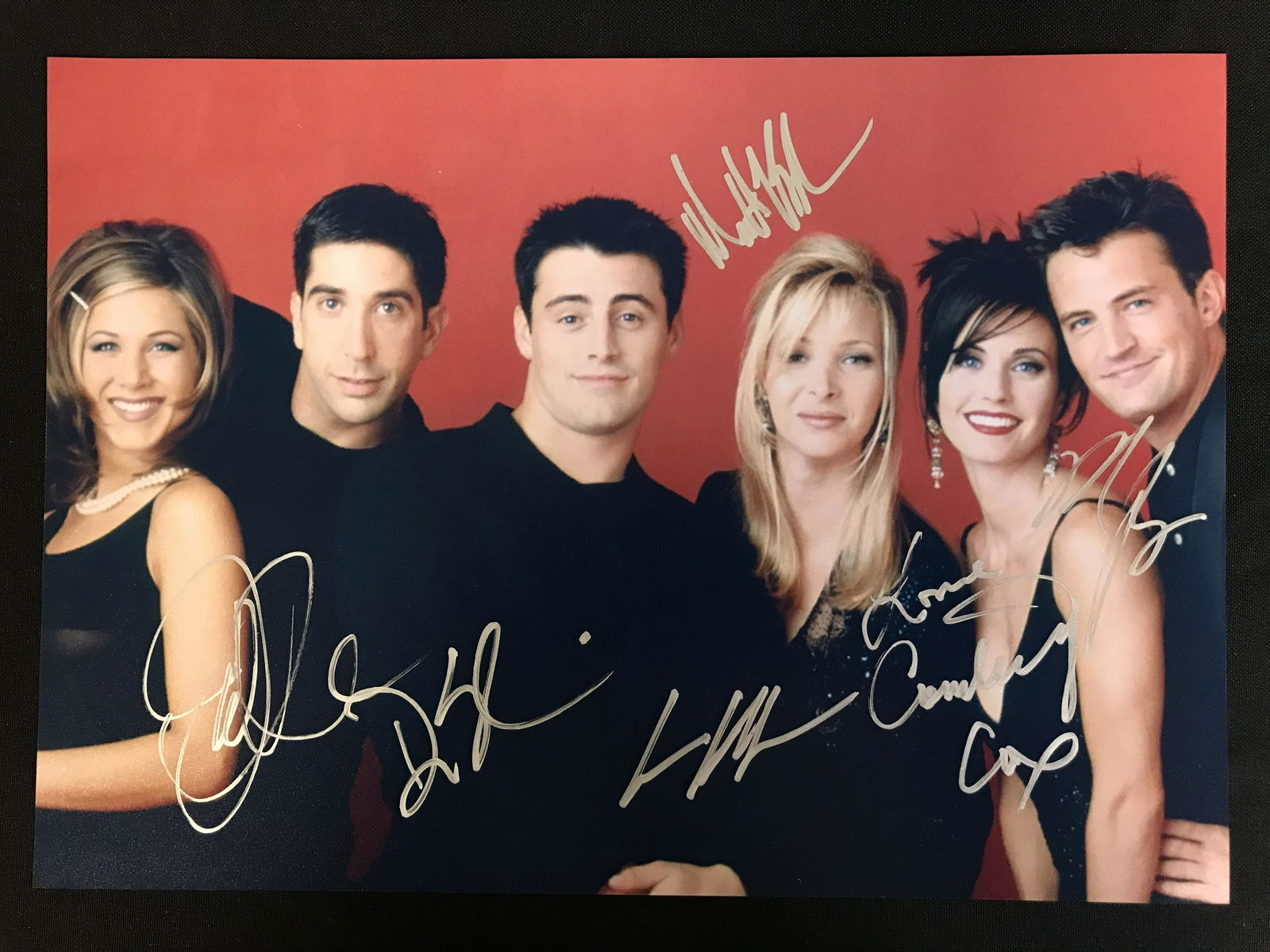 FRIENDS CAST SIGNED 8X10 PHOTO (RA COA) (1 of 2)