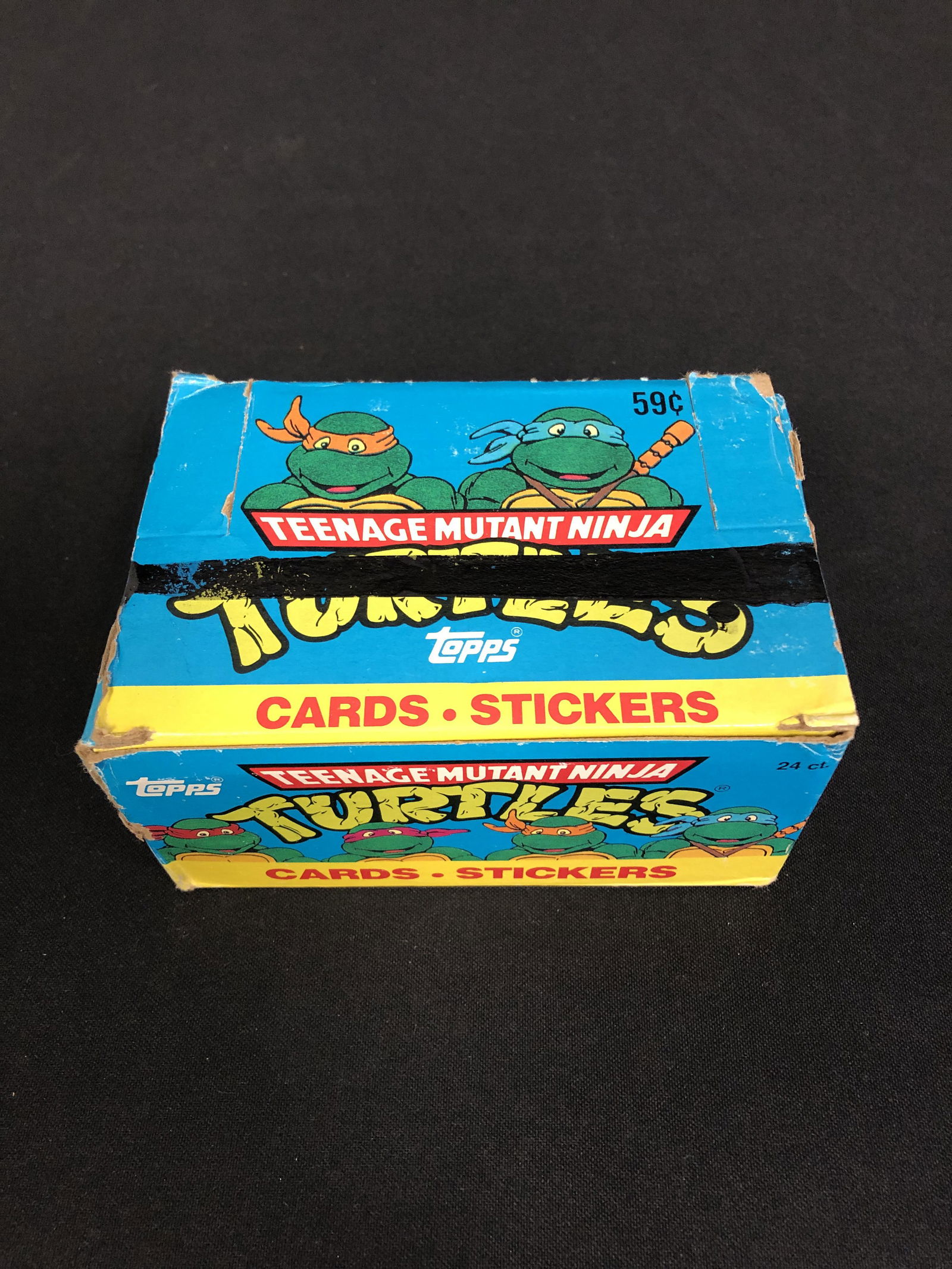 SEALED VINTAGE WAX TMNT TRADING CARDS BOX (1 of 2)