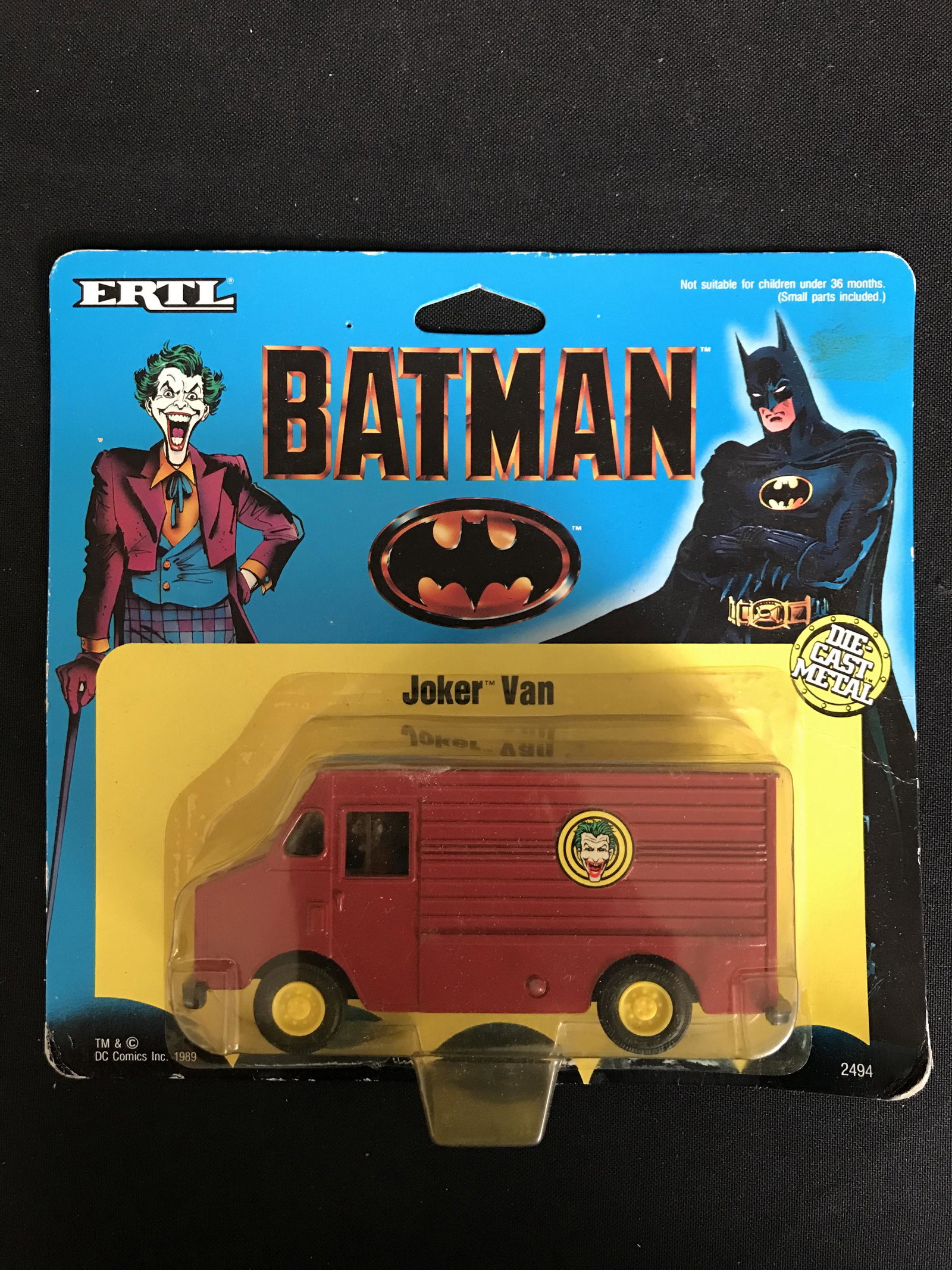 1989 ERTL Batman Die-Cast Joker Van: 1989 ERTL Batman Die-Cast Joker Van