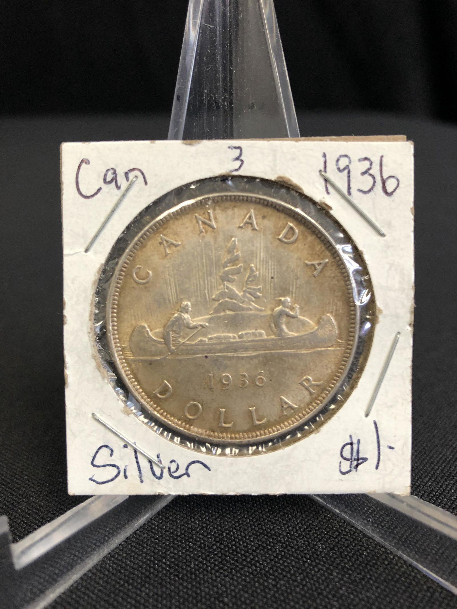 1936  CANADIAN SILVER DOLLAR (1 of 1)