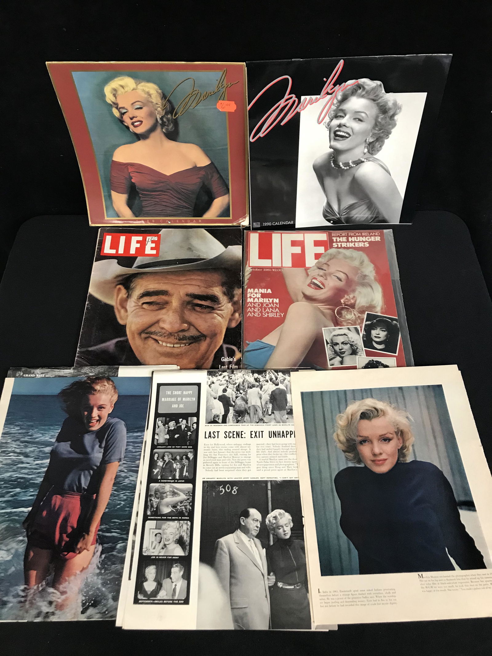 MARILYN MONROE COLLECTIBLES LOT (1 of 1)