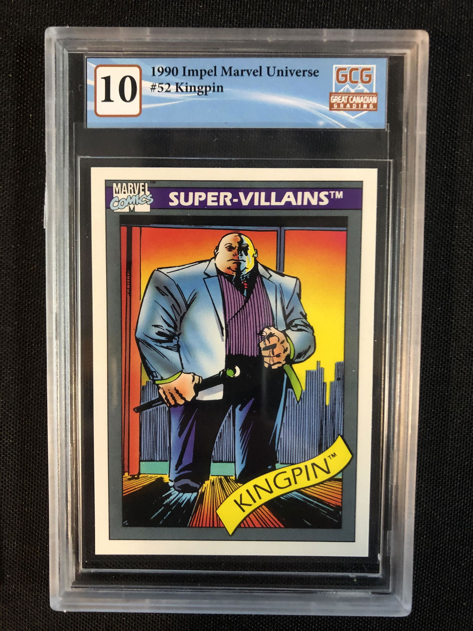 1990 IMPEL MARVEL UNIVERSE NO.52 KINGPIN (GCG 10): 1990 IMPEL MARVEL UNIVERSE NO.52 KINGPIN (GCG 10)