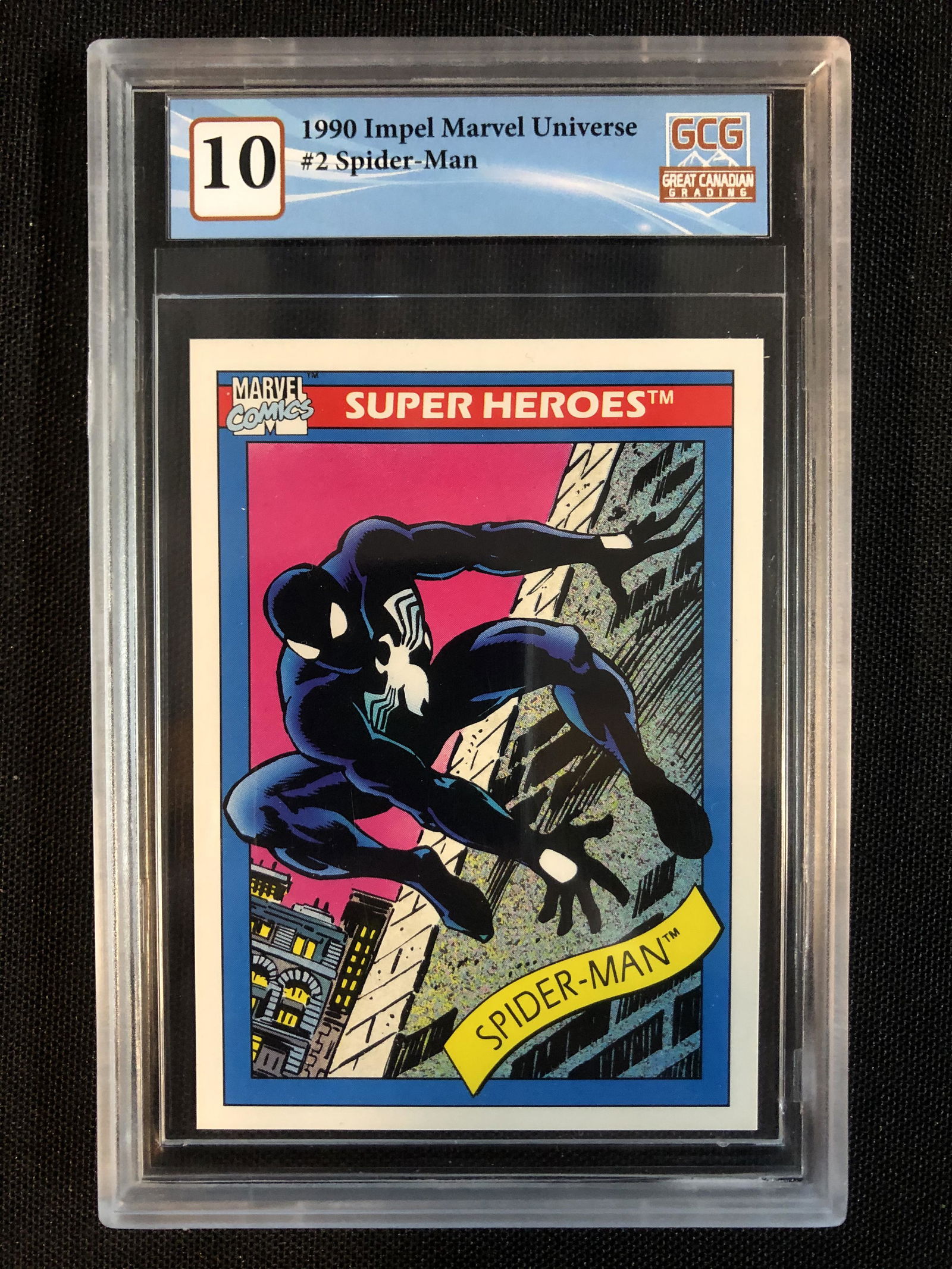 1990 IMPEL MARVEL UNIVERSE NO.2 SPIDER-MAN (GCG 10): 1990 IMPEL MARVEL UNIVERSE NO.2 SPIDER-MAN (GCG 10)