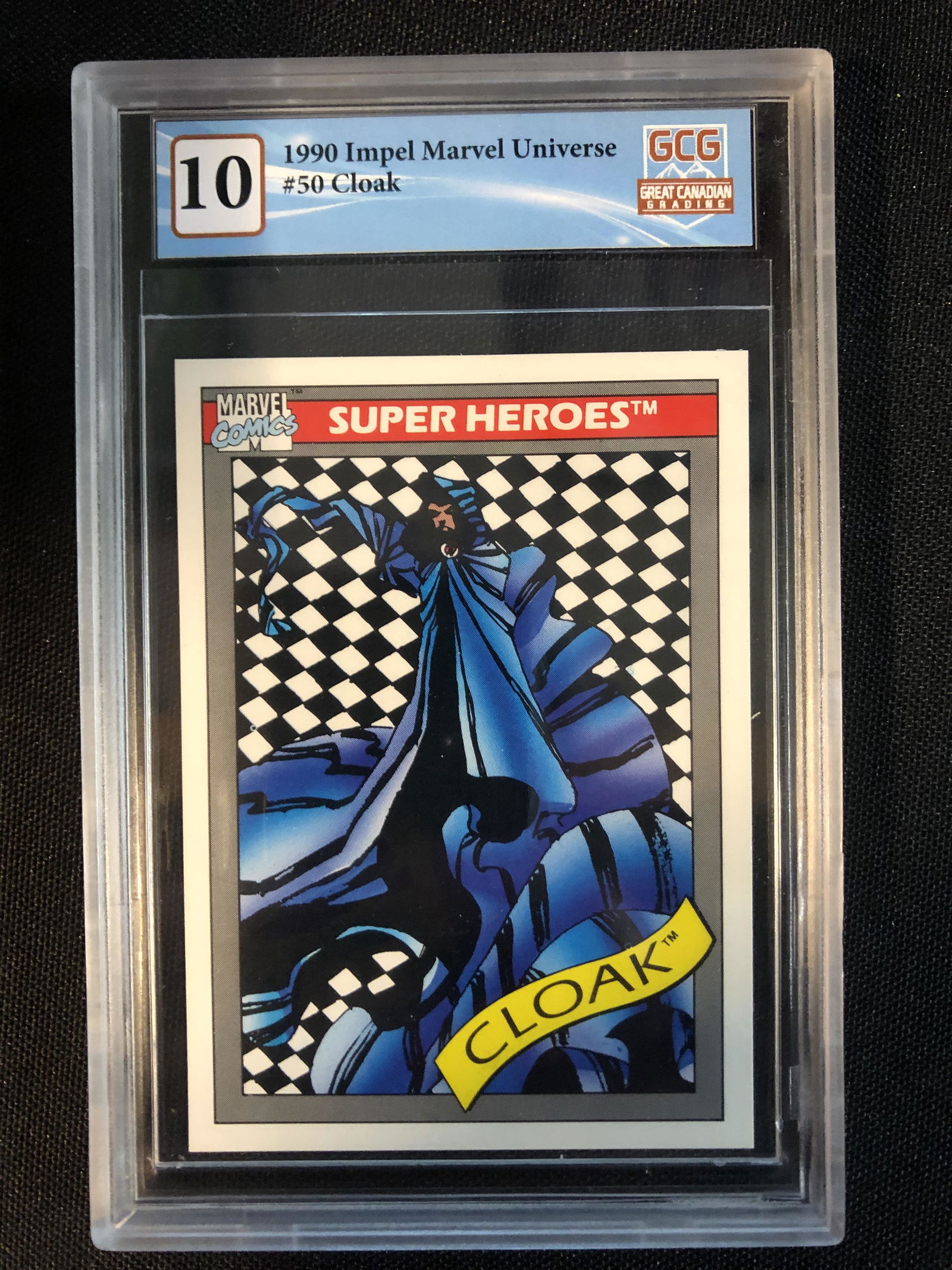 1990 IMPEL MARVEL UNIVERSE NO.50 CLOAK (GCG 10): 1990 IMPEL MARVEL UNIVERSE NO.50 CLOAK (GCG 10)