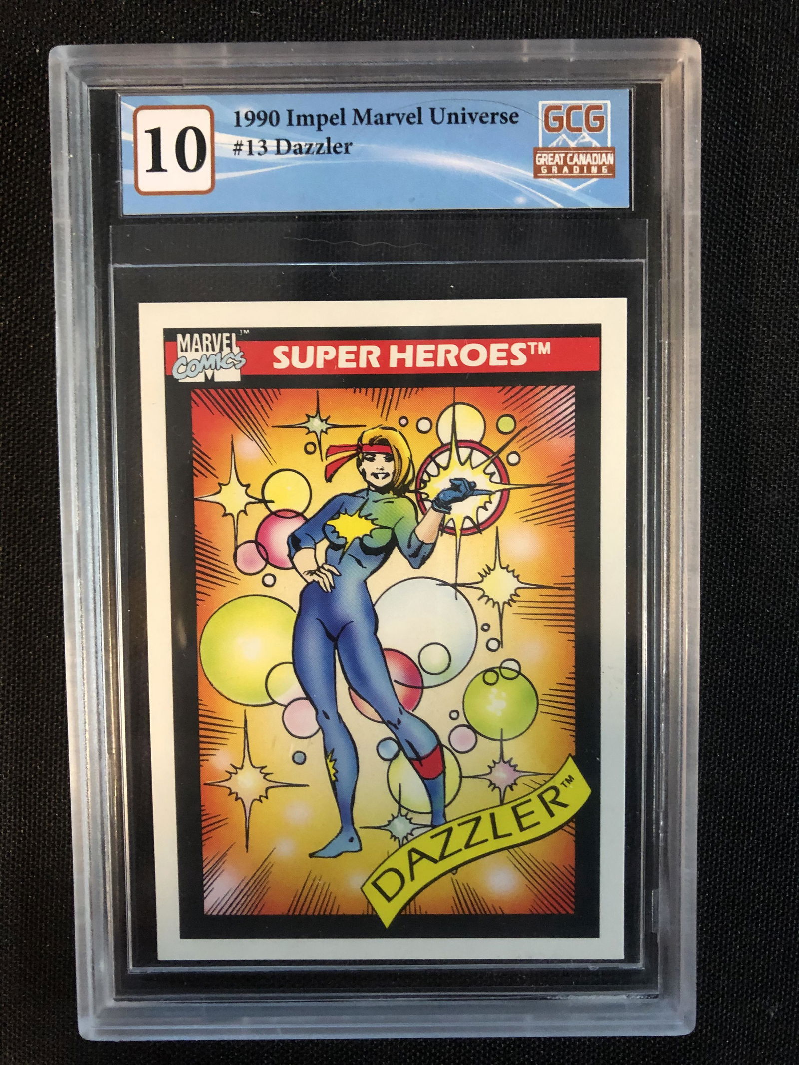 1990 IMPEL MARVEL UNIVERSE NO.13 DAZZLER (GCG 10): 1990 IMPEL MARVEL UNIVERSE NO.13 DAZZLER (GCG 10)