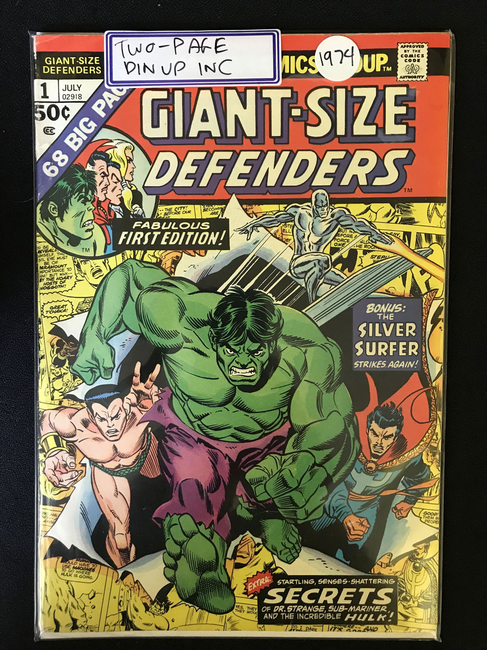 MARVEL COMICS GIANT SIZE DEFENDERS NO.1 (1 of 1)