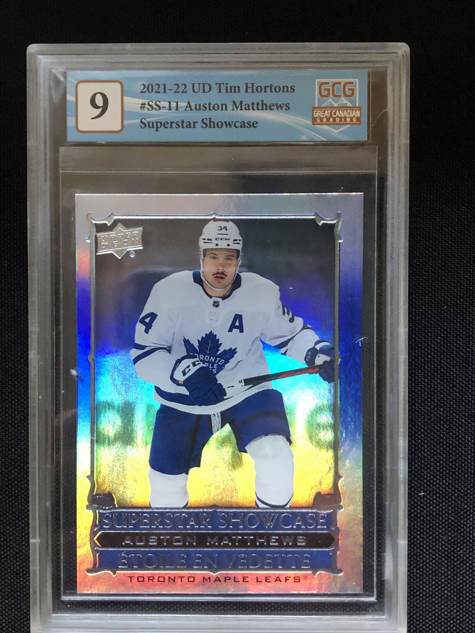 2021-22 UD TIM HORTON AUSTON MATTHEWS SUPERSTAR SHOWCASE (GCG 9) (1 of 2)