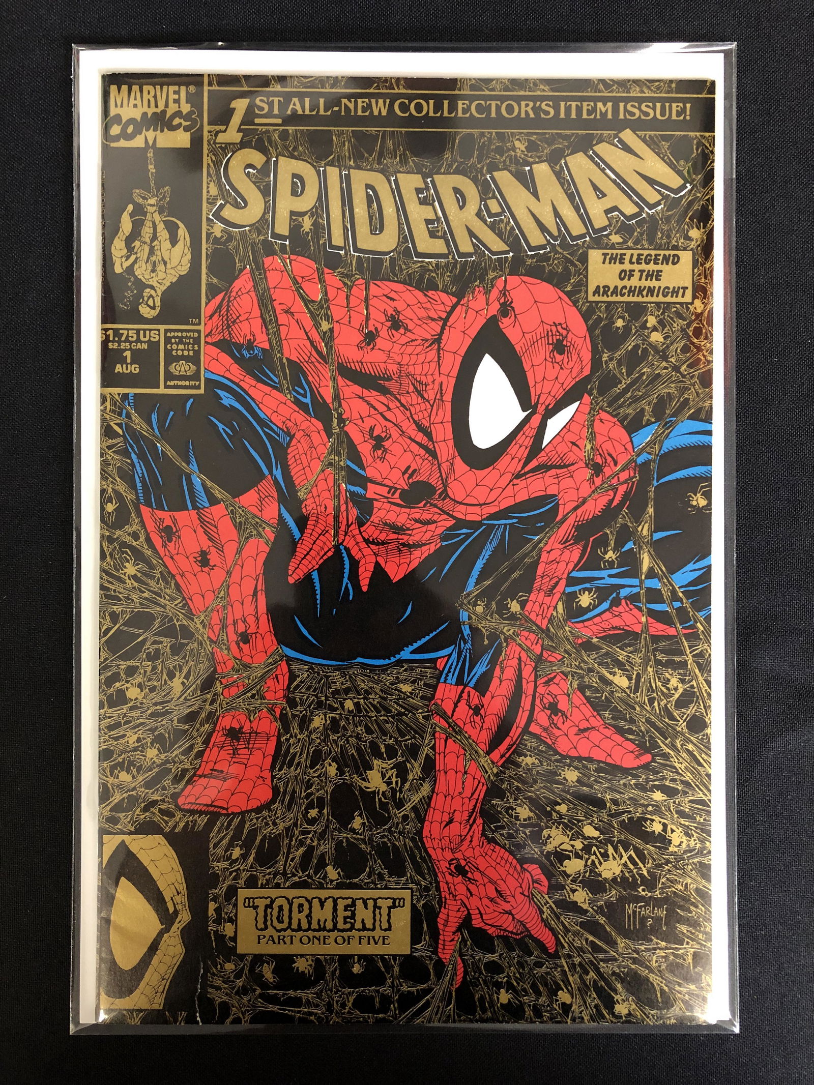 MARVEL COMICS SPIDER-MAN NO.1 (GOLD VARIANT) (1 of 1)
