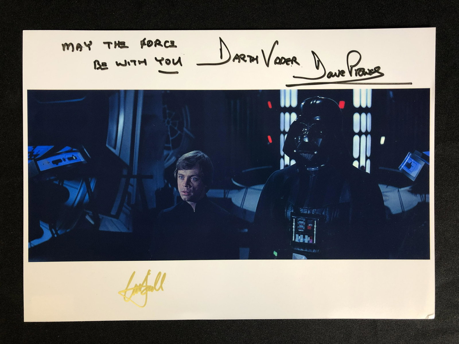 DAVID PROWSE SIGEND STAR WARS 8 X 10 (RA COA): DAVID PROWSE SIGEND STAR WARS 8 X 10 (RA COA)