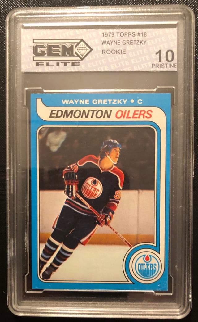 1979-80 TOPPS WAYNE GRETZKY ROOKIE CARD (GEM 10) (1 of 2)