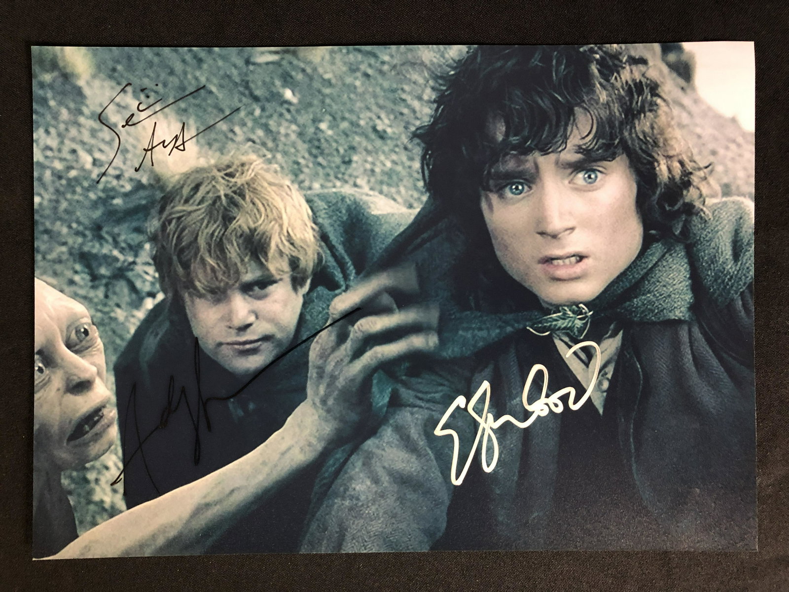 ELIJAH WOOD SIGNED LORD OF THE RINGS 8 X 10 (RA COA ): ELIJAH WOOD SIGNED LORD OF THE RINGS 8 X 10 (RA COA )
