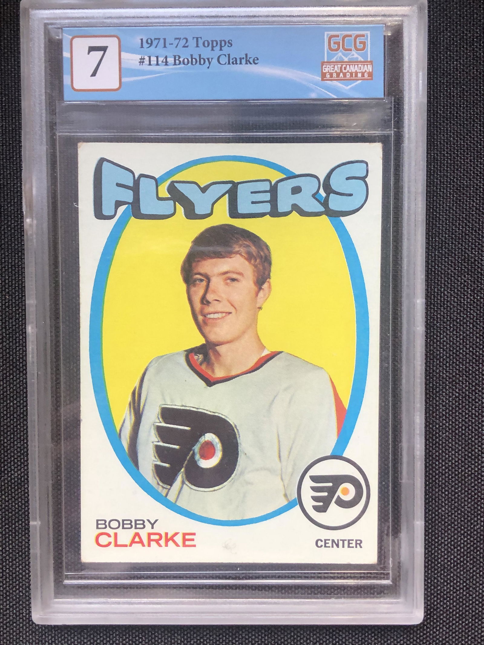 1971-72 TOPPS BOBBY CLARKE (GCG 7) (1 of 2)