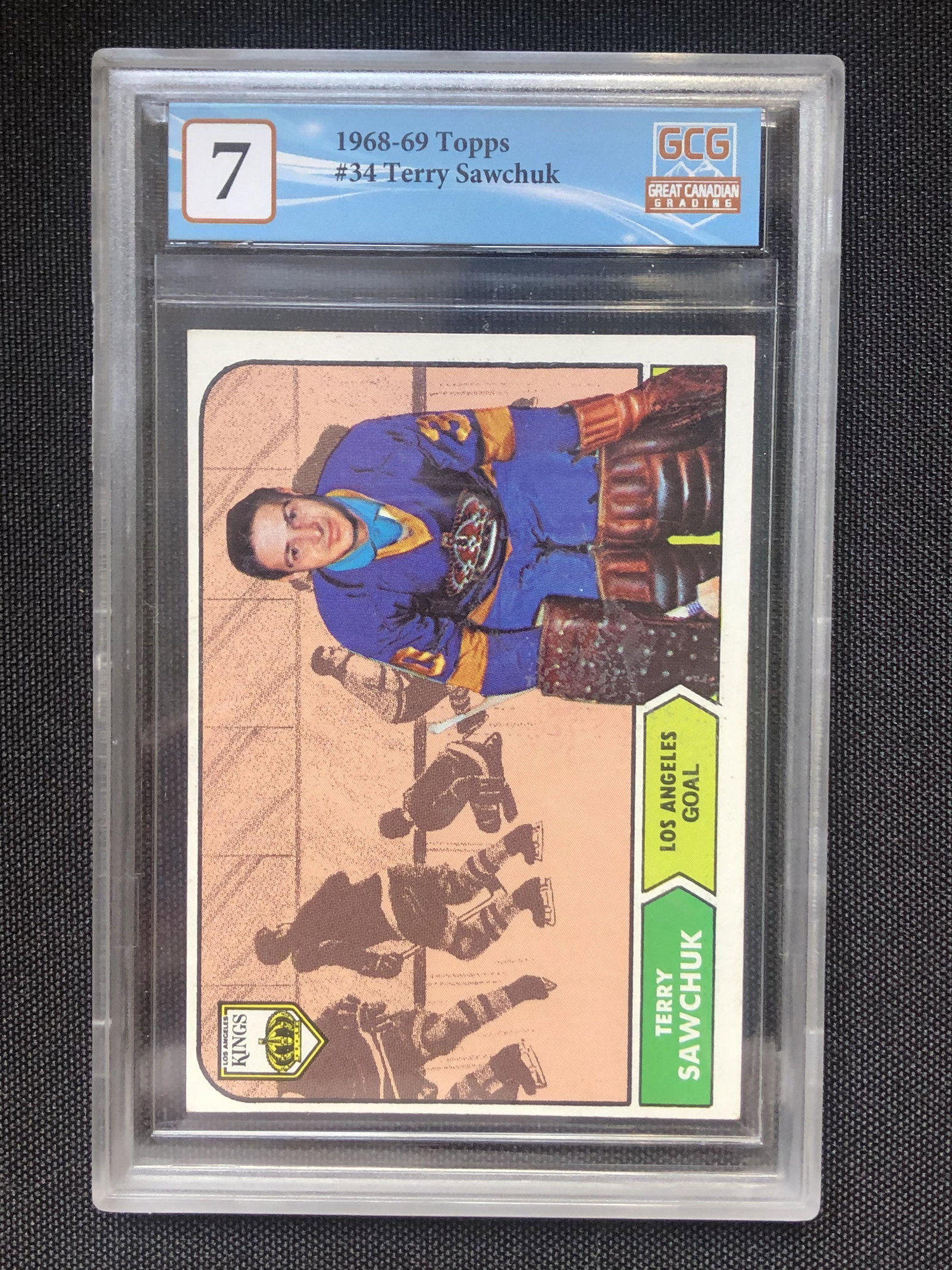 1968-69 TOPPS TERRY SAWCHUCK (GCG 7): 1968-69 TOPPS TERRY SAWCHUCK (GCG 7)