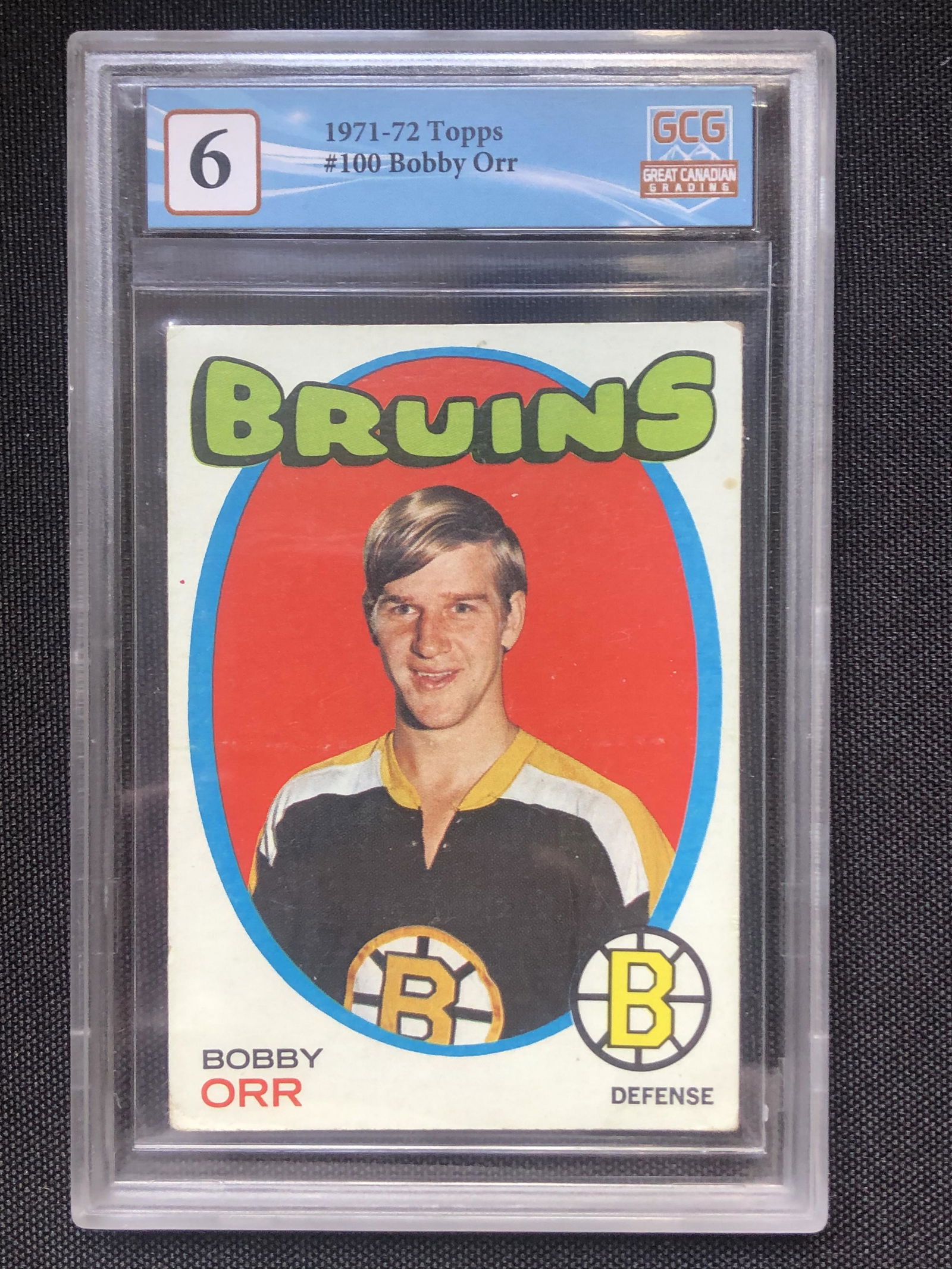 1971-72 TOPPS BOBBY ORR (GCG 6) (1 of 2)