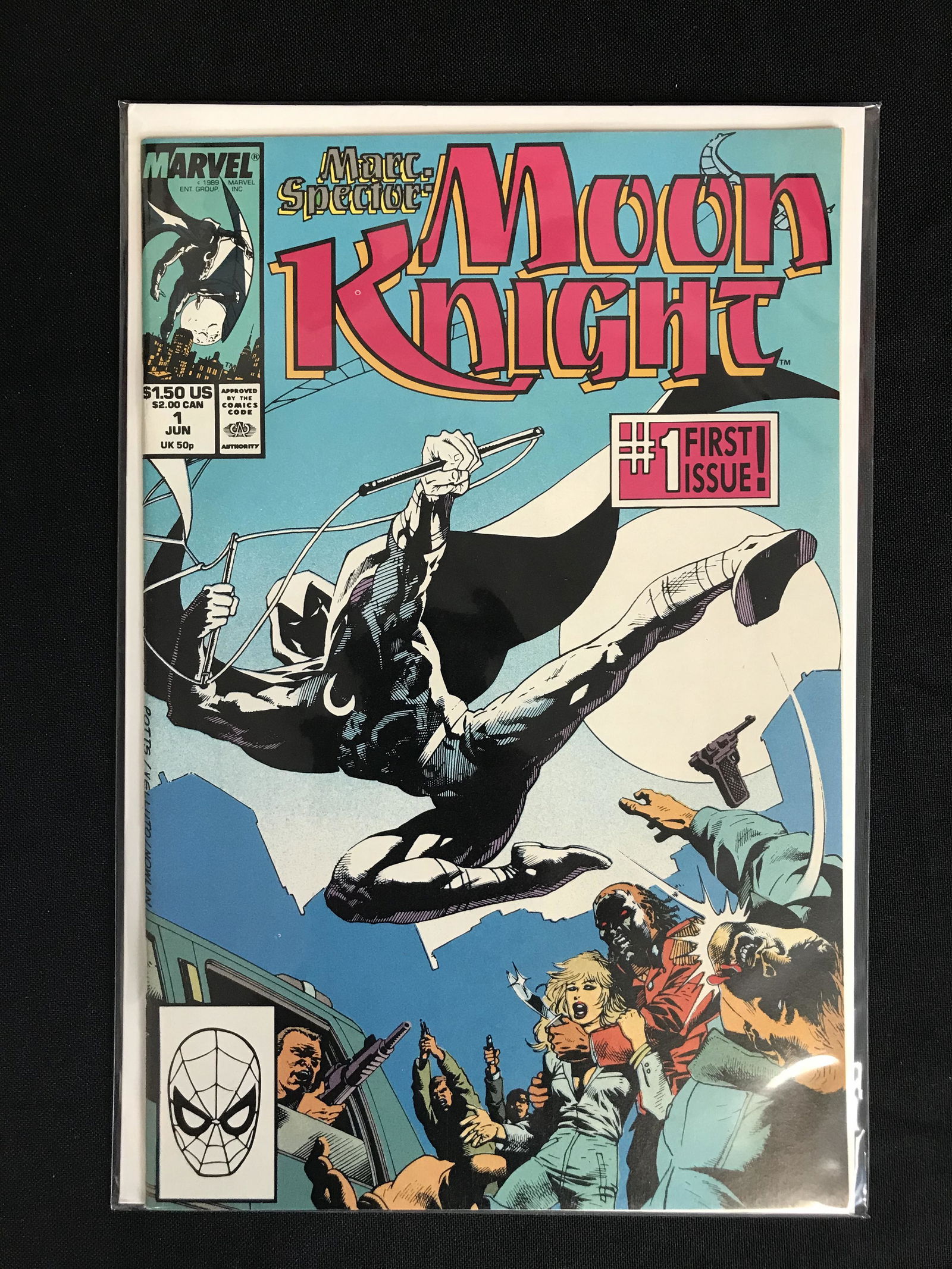 MARC SPECTOR: MOON KNIGHT NO. 1 (MARVEL COMICS) (1 of 1)