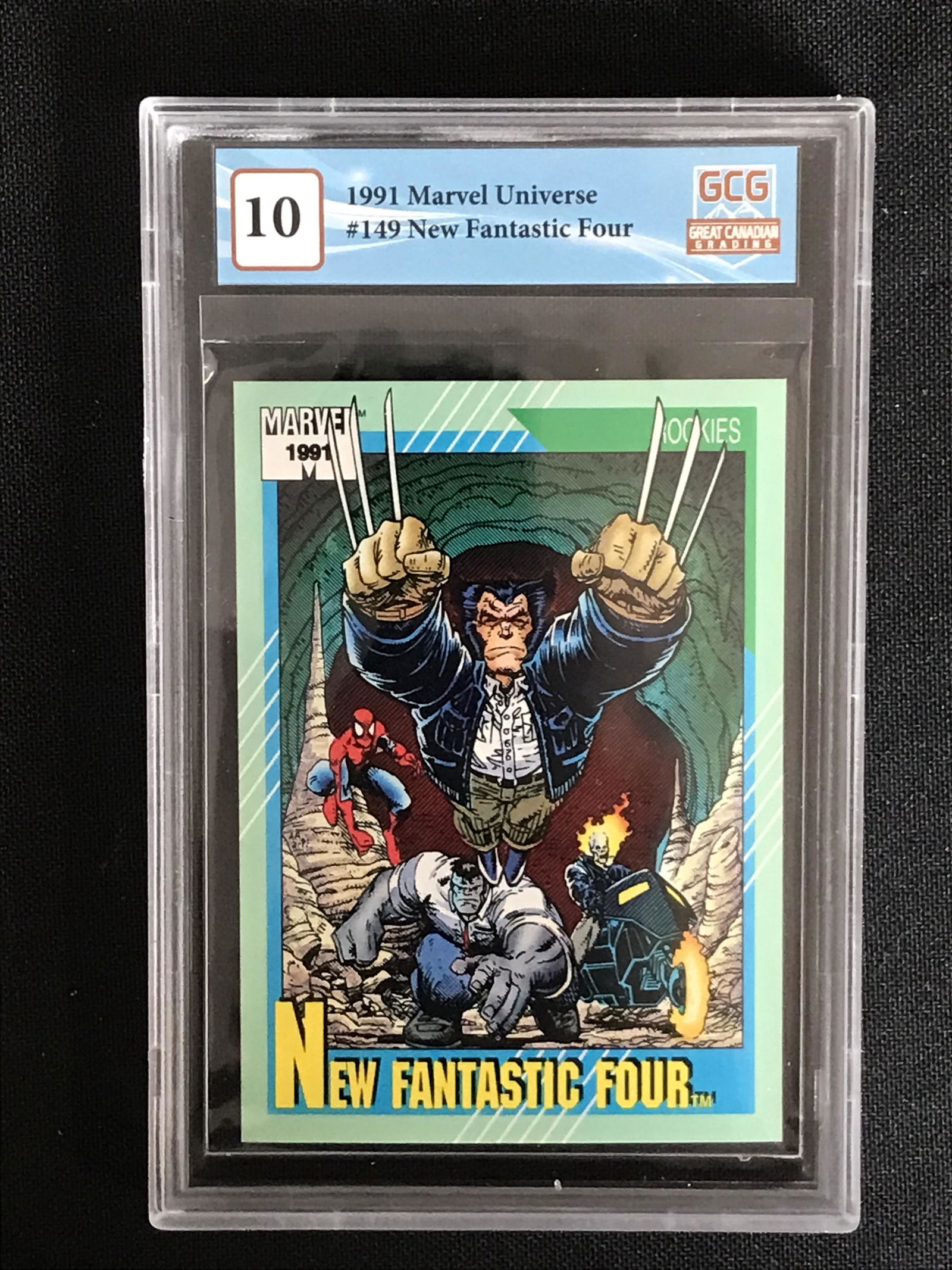1991 MARVEL UNIVERSE NO. 149 NEW FANTASTIC FOUR (GCG 10) (1 of 1)