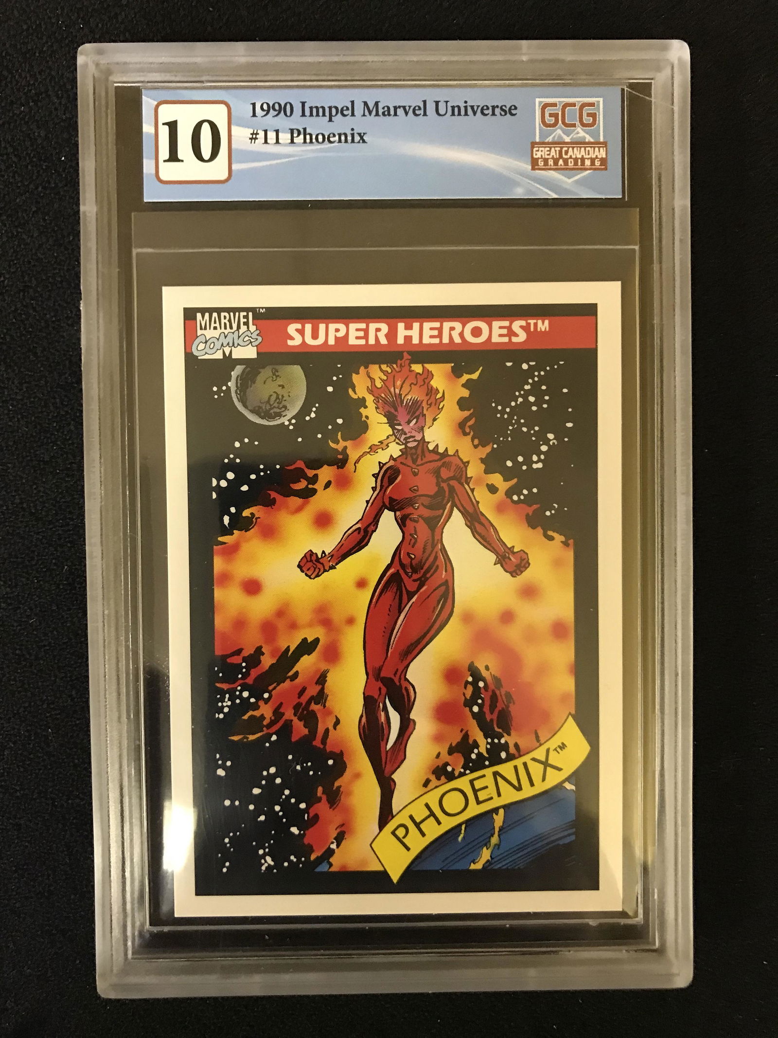 1990 IMPEL MARVEL UNIVERSE NO. 11 PHOENIX (GCG 10): 1990 IMPEL MARVEL UNIVERSE NO. 11 PHOENIX (GCG 10)