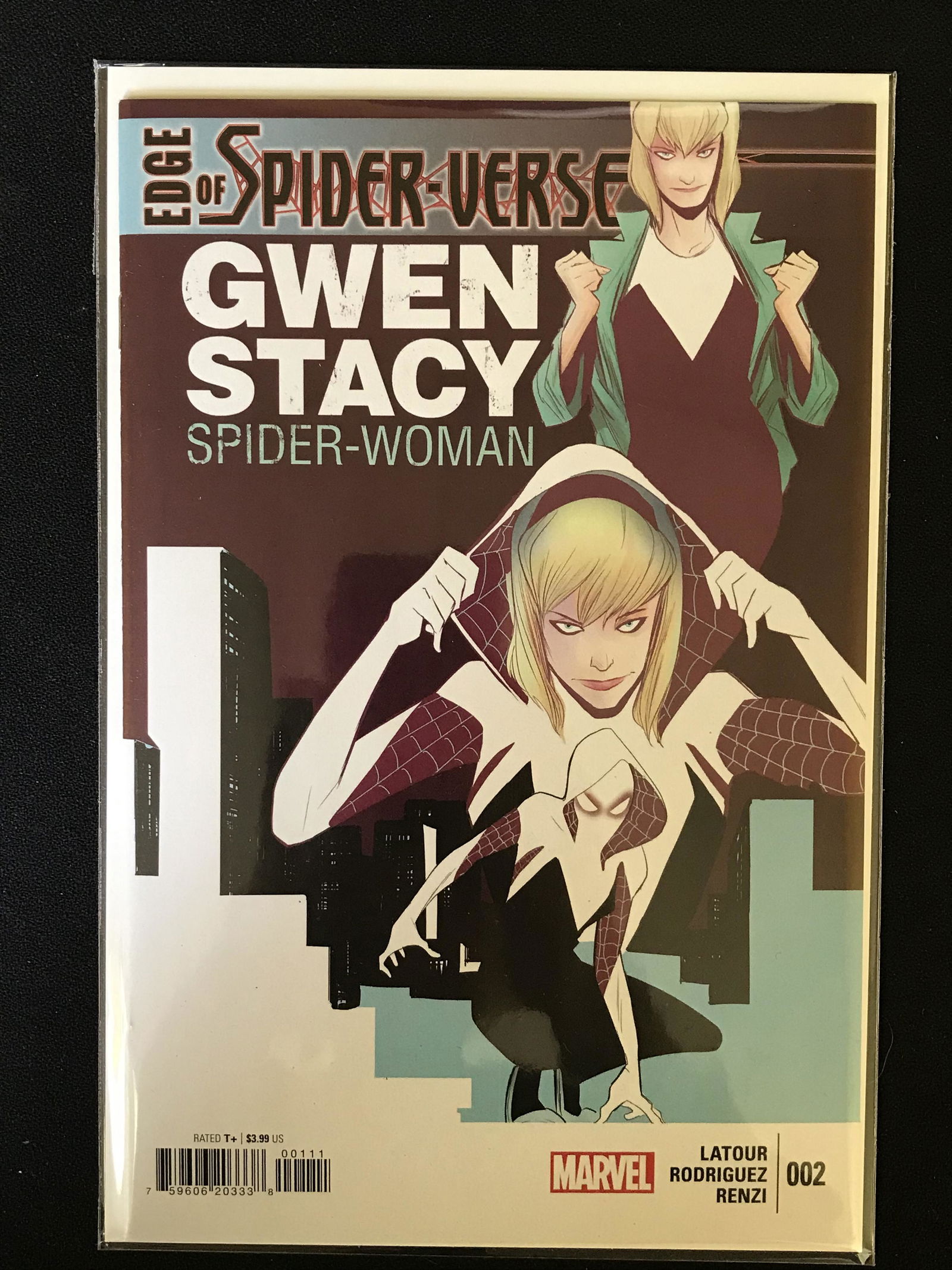 MARVEL COMICS EDGE OF SPIDER-VERSE GWEN STACY NO.2 (1 of 1)