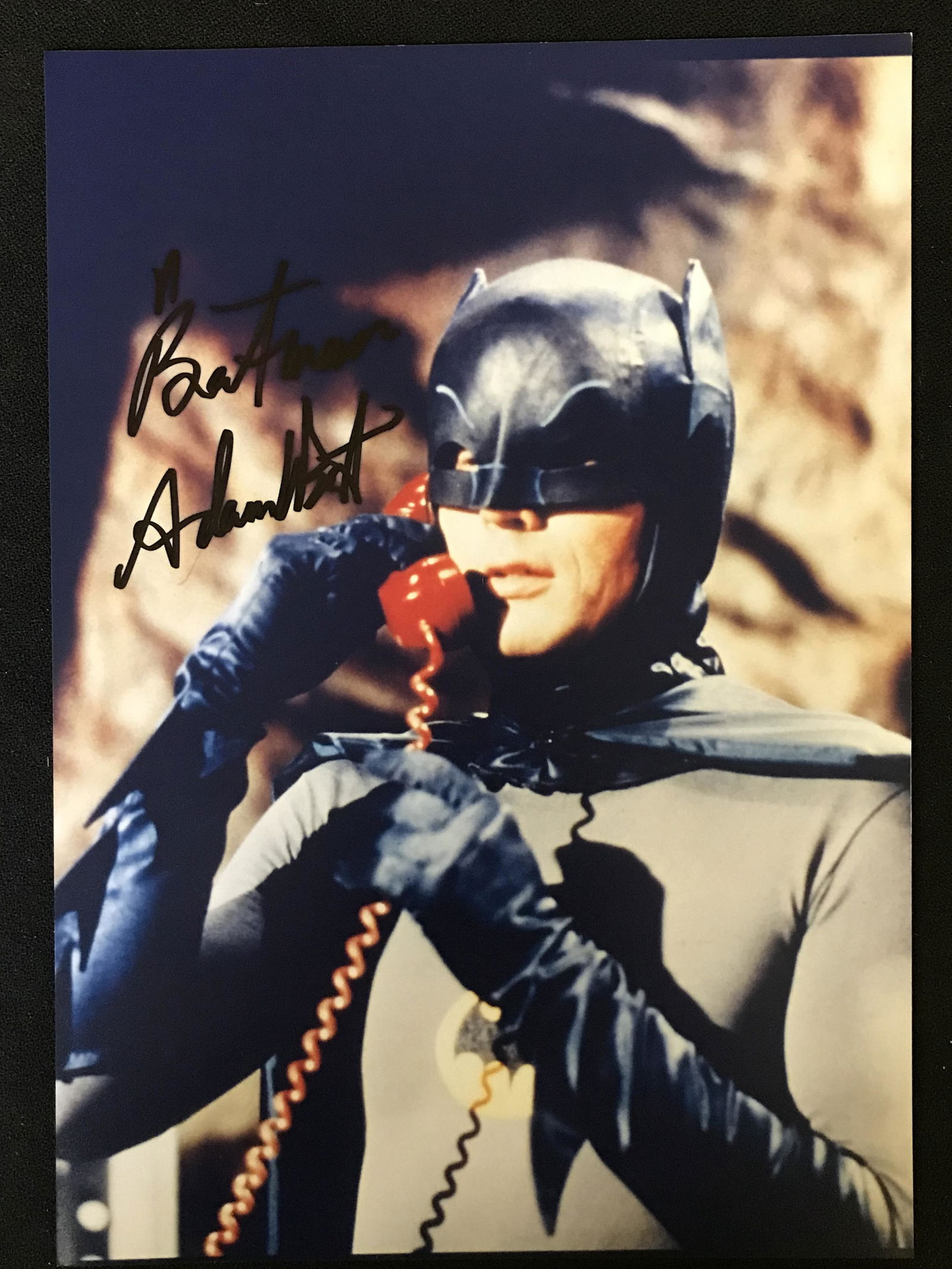 ADAM WEST SIGNED BATMAN 8 X 10 (RA COA) (1 of 2)