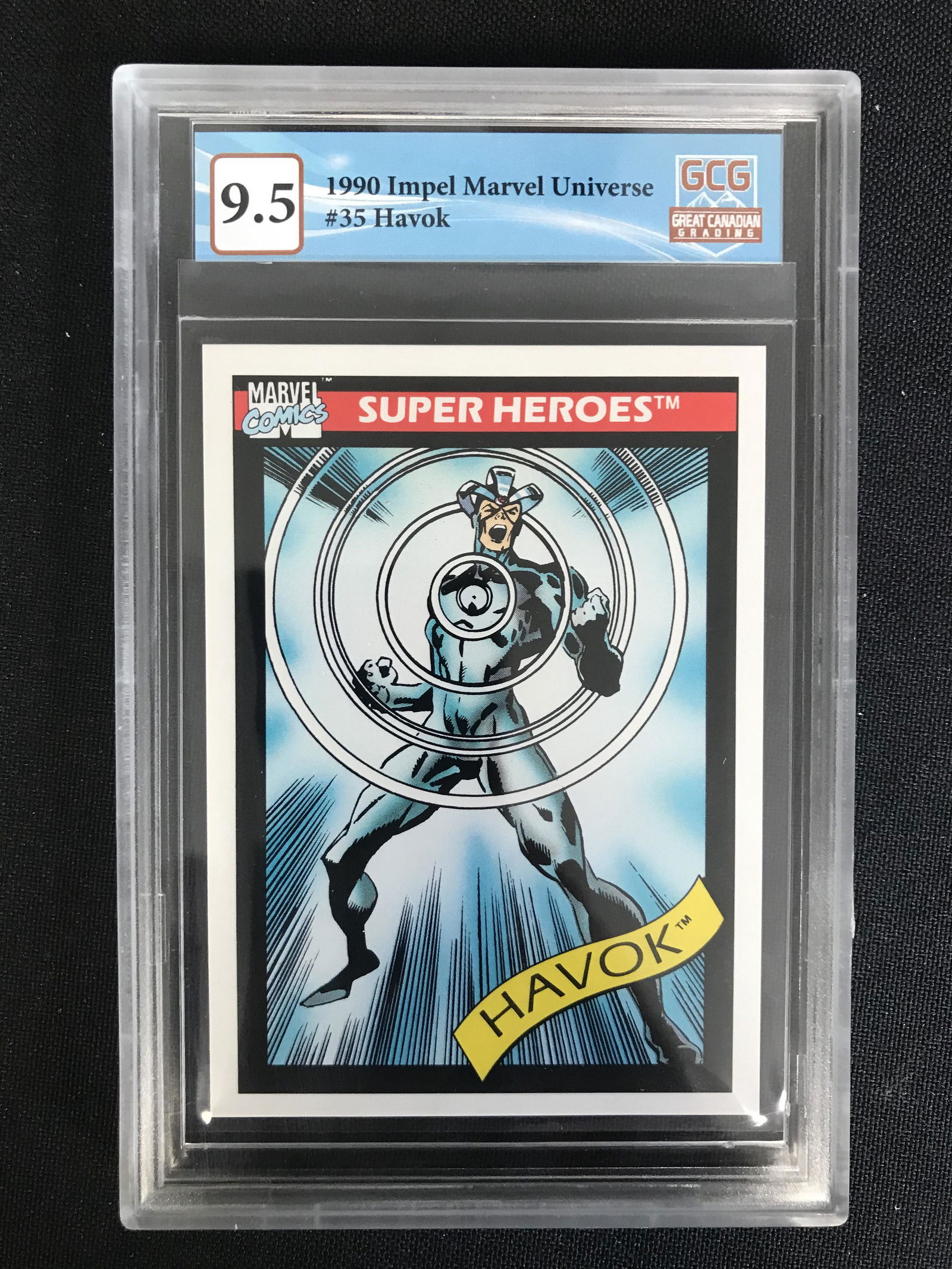 1990 IMPEL MARVEL UNIVERSE NO. 35 HAVOK (GCG 9.5): 1990 IMPEL MARVEL UNIVERSE NO. 35 HAVOK (GCG 9.5)