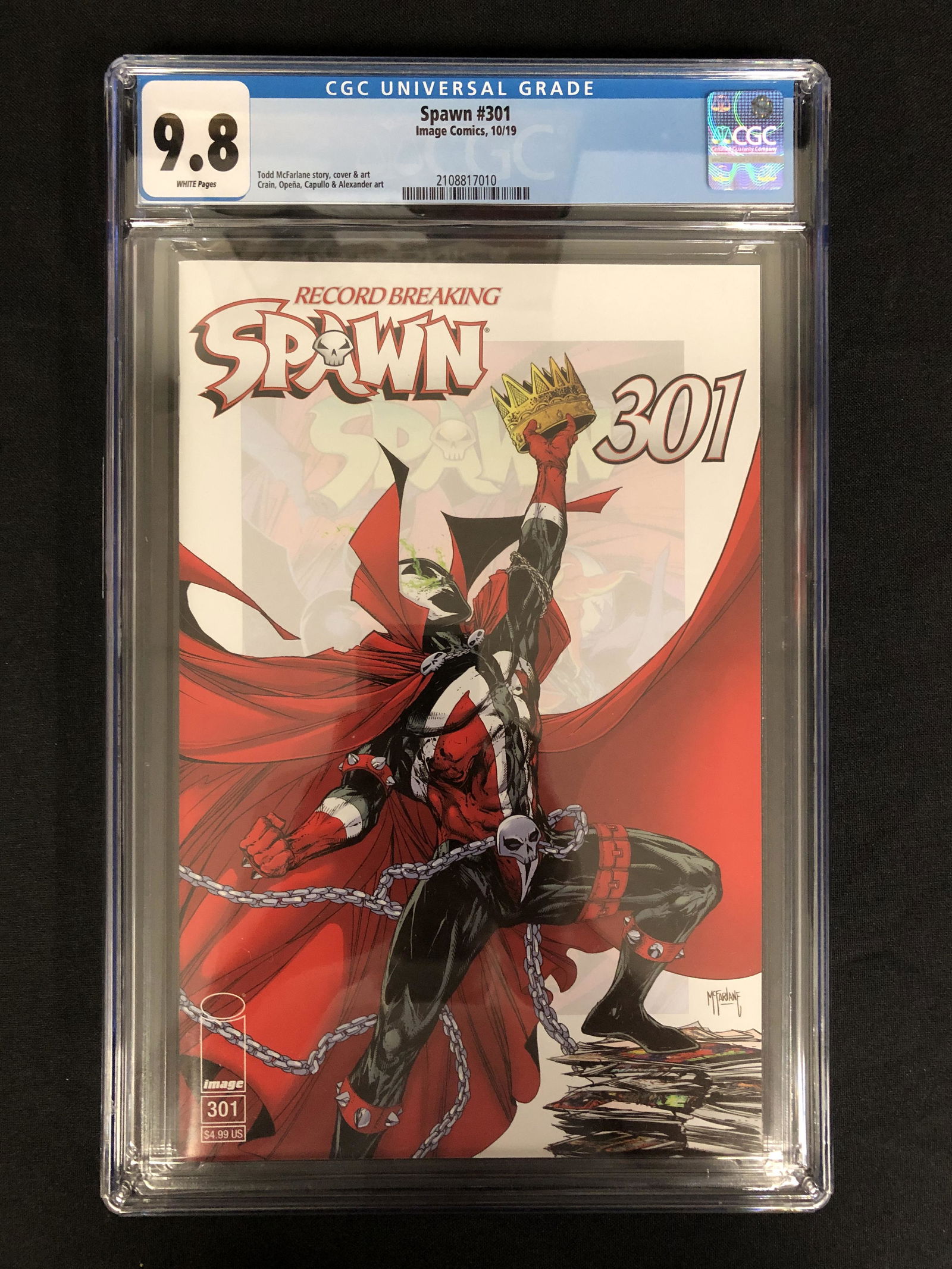 SPAWN NO. 301 (CGC 9.8) IMAGE COMICS (1 of 1)