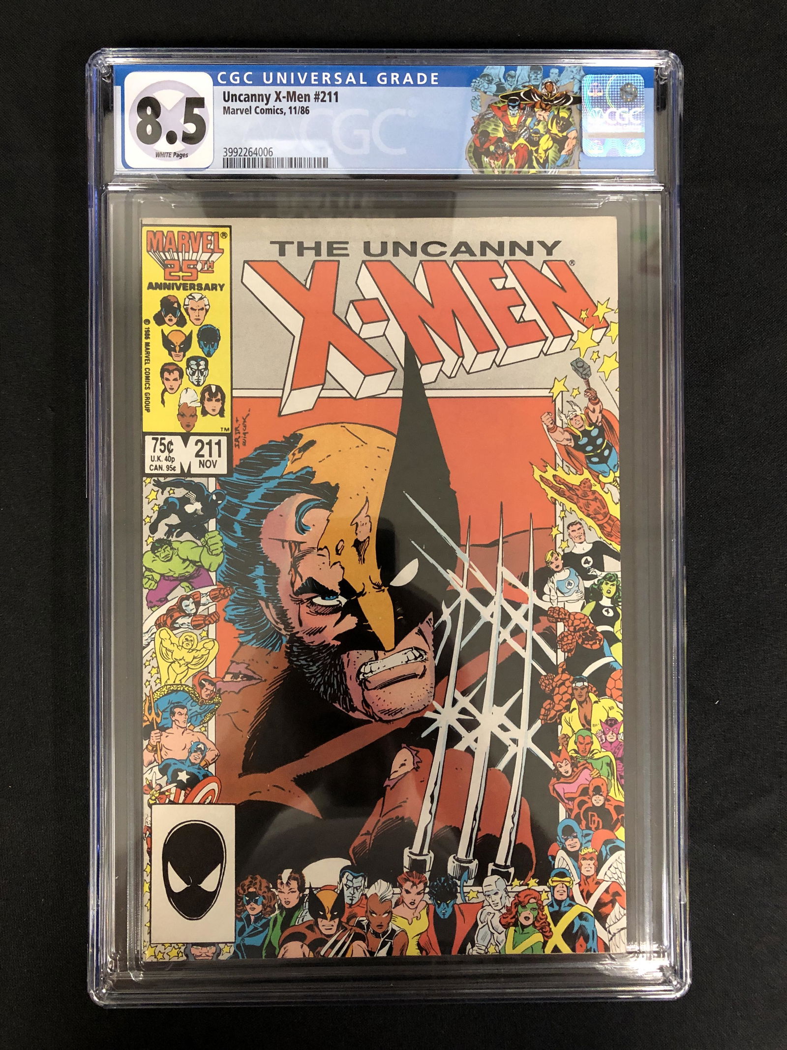UNCANNY X-MEN NO. 211 (CGC 8.5) (1 of 2)