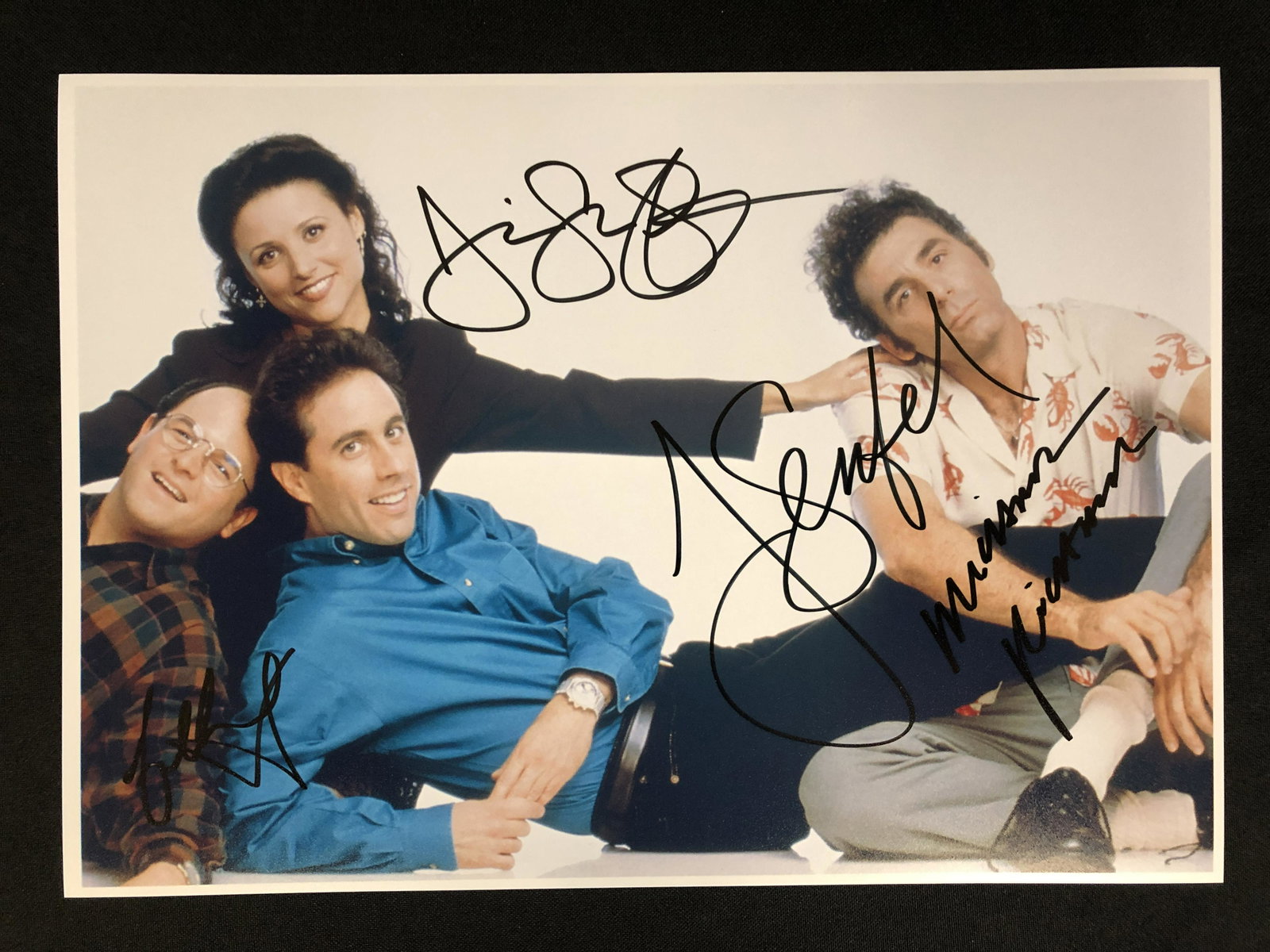 SEINFELD MULTI-SIGNED 8X10 PHOTO (RA COA): SEINFELD MULTI-SIGNED 8X10 PHOTO (RA COA)