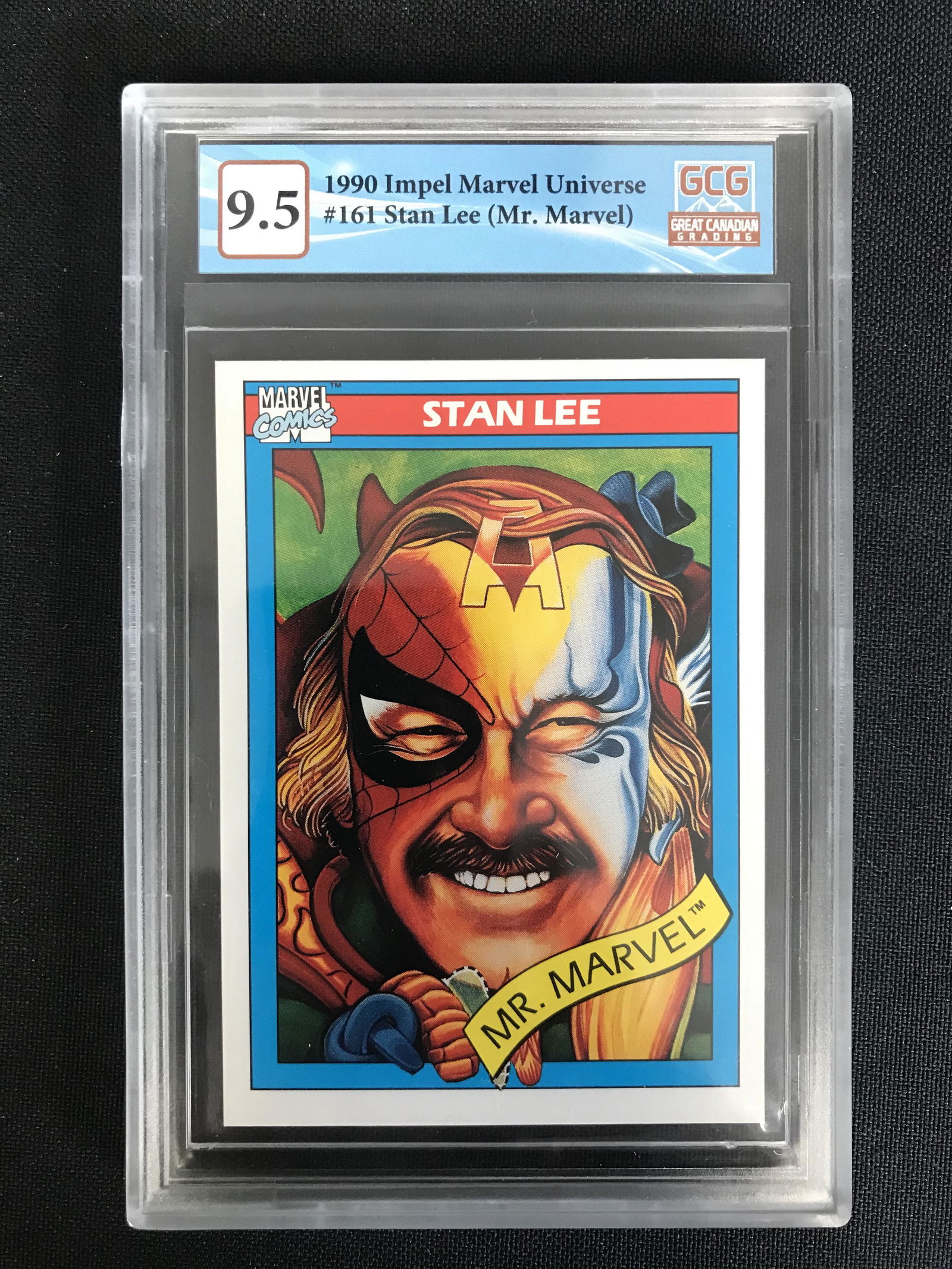 1990 IMPEL MARVEL UNIVERSE NO. 161 STAN LEE (MR. MARVEL) (GCG 9.5): 1990 IMPEL MARVEL UNIVERSE NO. 161 STAN LEE (MR. MARVEL) (GCG 9.5)