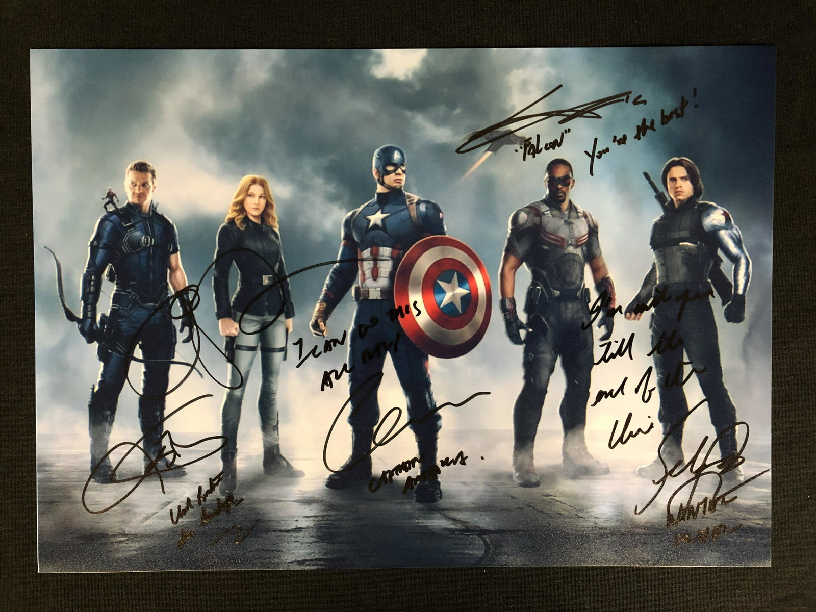 AVENGERS MULTI-SIGNED 8X10 PHOTO (RA COA): AVENGERS MULTI-SIGNED 8X10 PHOTO (RA COA)