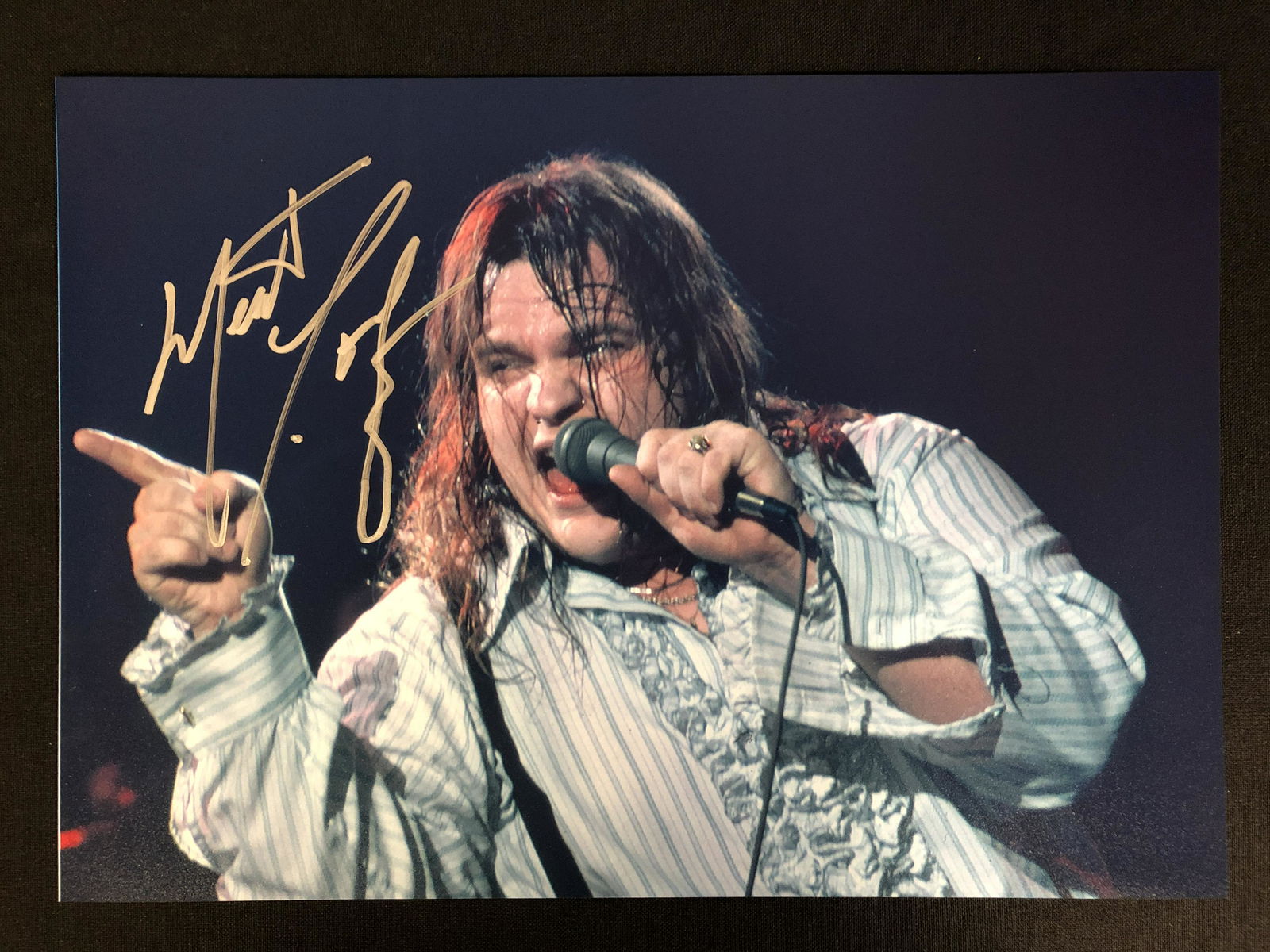MEATLOAF SIGNED 8X10 PHOTO (RA COA) (1 of 2)