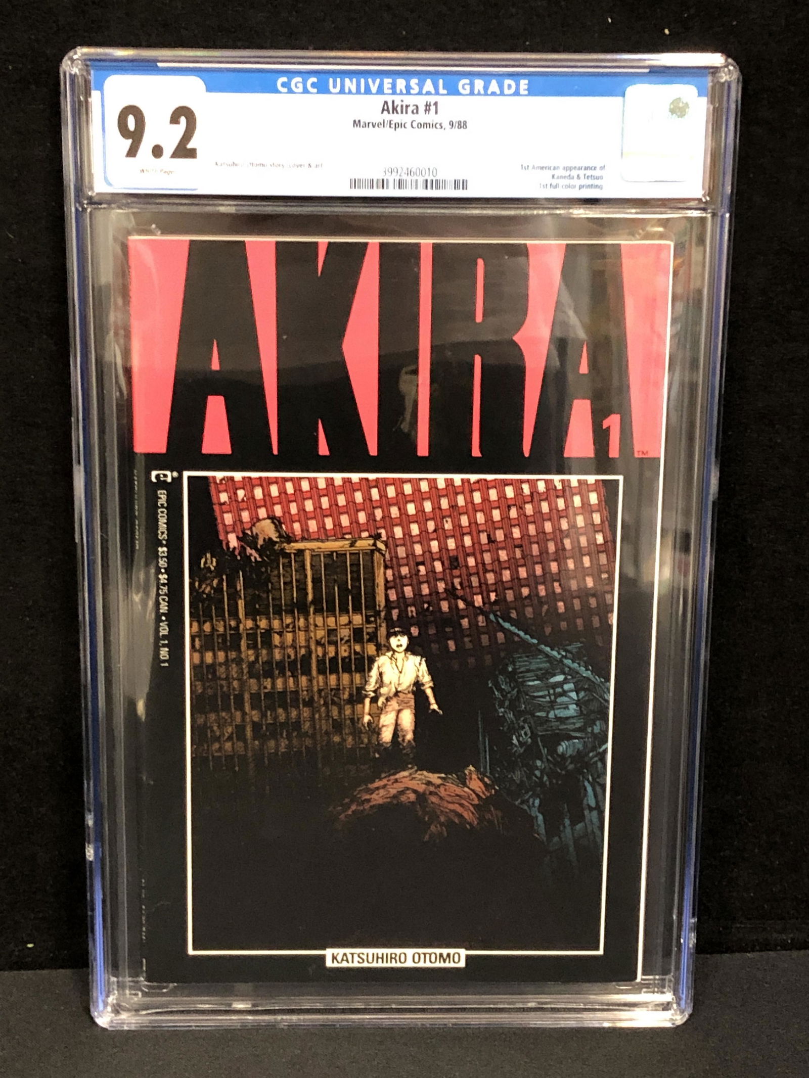 AKIRA NO. 1 (CGC 9.2) MARVEL/EPIC COMICS (1 of 2)