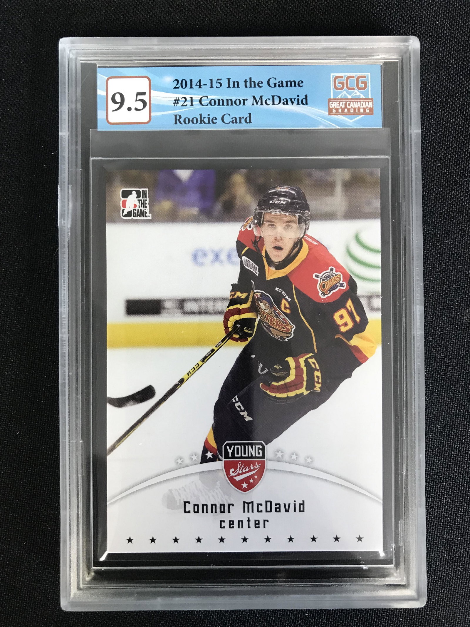 2014-15 IN THE GAME NO. 21 CONNOR McDAVID RC (GCG 9.5): 2014-15 IN THE GAME NO. 21 CONNOR McDAVID RC (GCG 9.5)