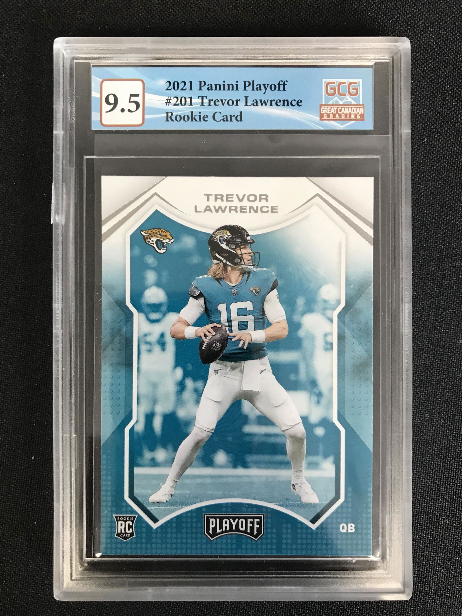 2021 PANINI PLAYOFF NO. 201 TREVOR LAWRENCE RC (GCG 9.5) (1 of 2)