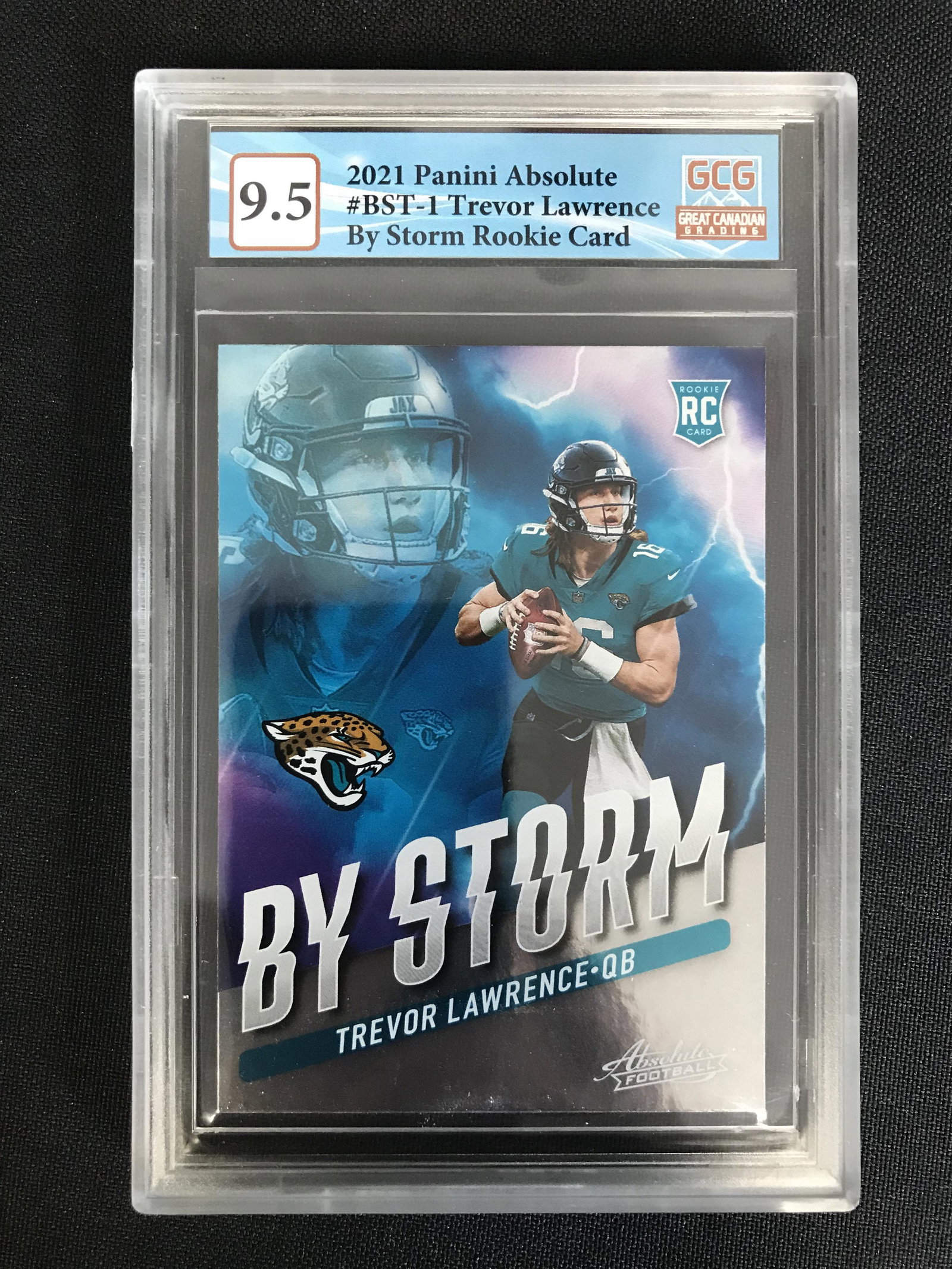2021 PANINI ABSOLUTENO. BST-1 TREVOR LAWRENCE BY STORM (GCG 9.5): 2021 PANINI ABSOLUTENO. BST-1 TREVOR LAWRENCE BY STORM (GCG 9.5)