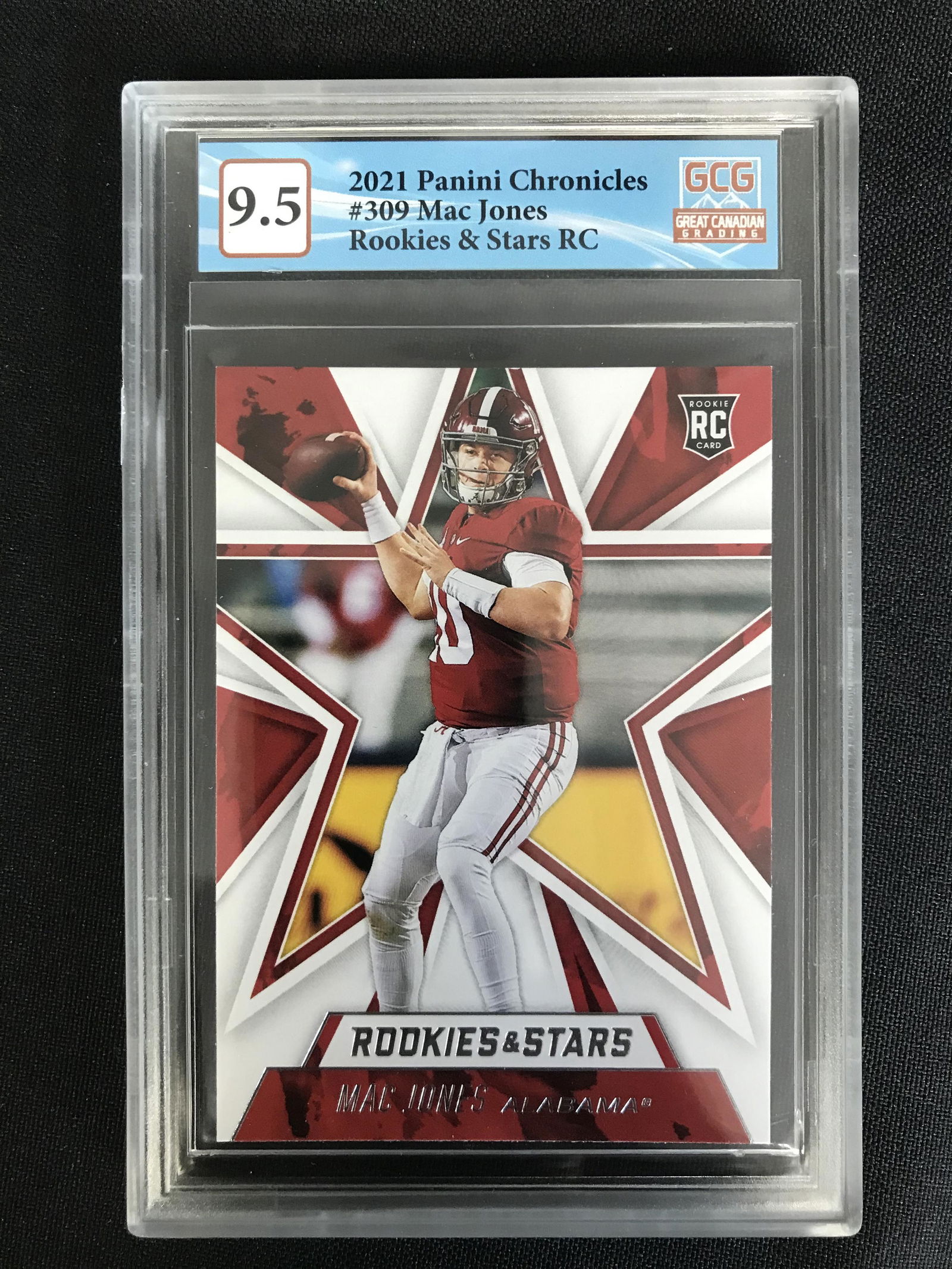 2021 PANINI CHRONICLES NO. 309 MAC JONES RC (GCG 9.5) (1 of 1)