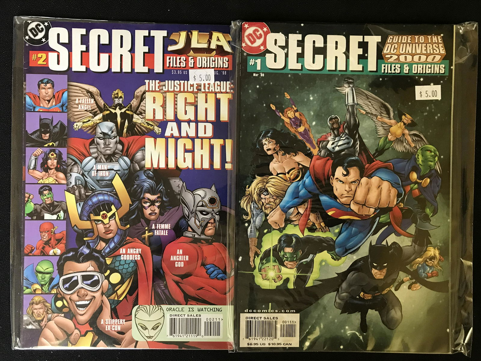SECRET: FILES AND ORIGINS NO. 1 AND NO. 2 (DC COMICS) (1 of 1)