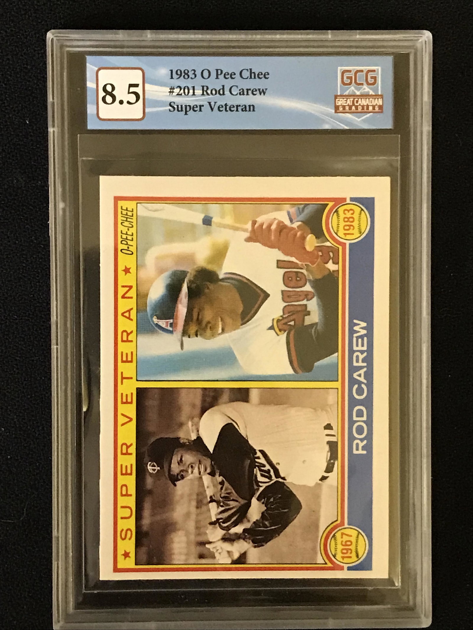 1983 O-PEE-CHEE NO. 201 ROD CAREW (GCG 8.5): 1983 O-PEE-CHEE NO. 201 ROD CAREW (GCG 8.5)