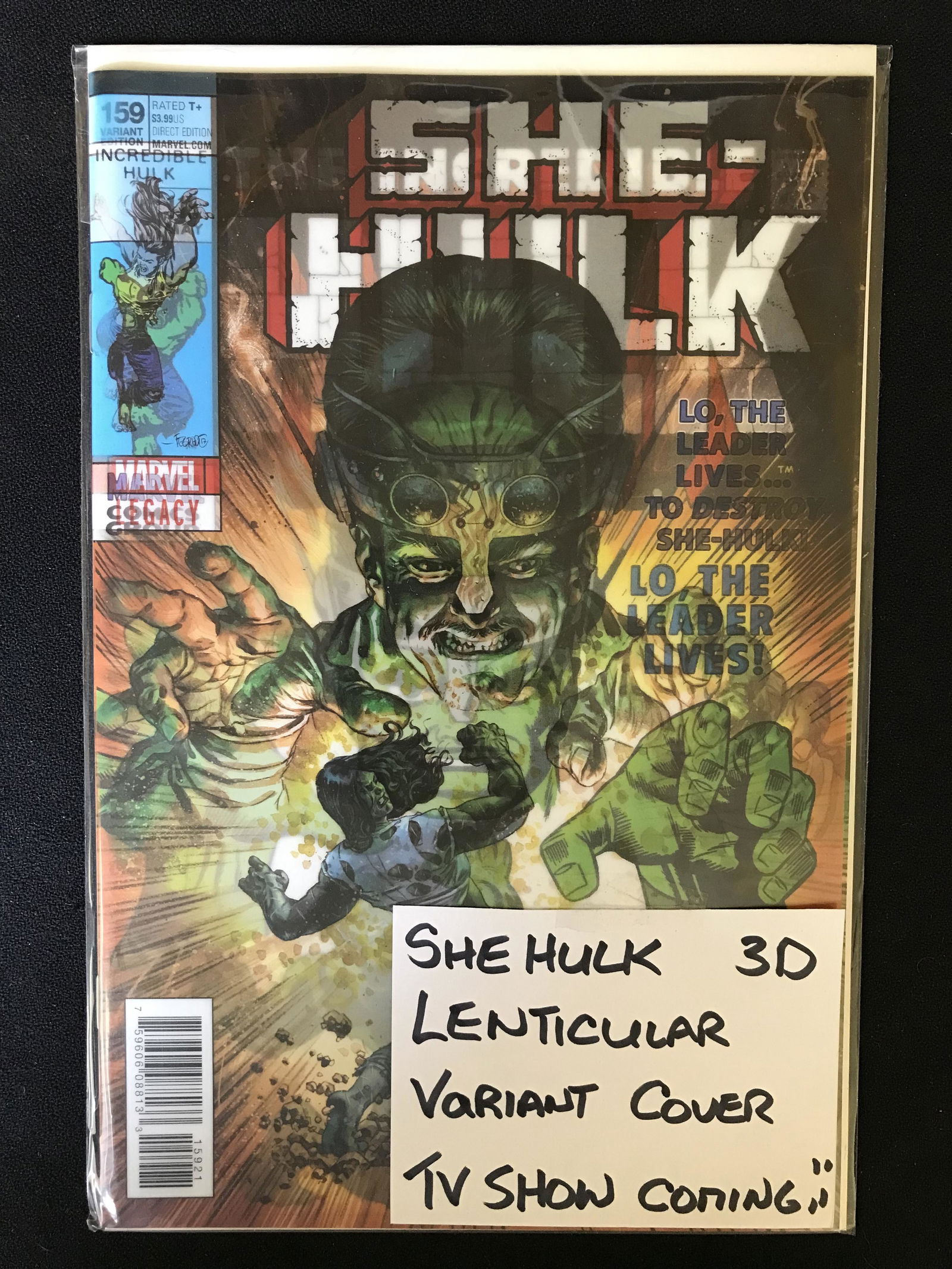 SHE-HULK NO. 159 3D LENTICULAR VARIANT COVER (MARVEL COMICS) (1 of 1)