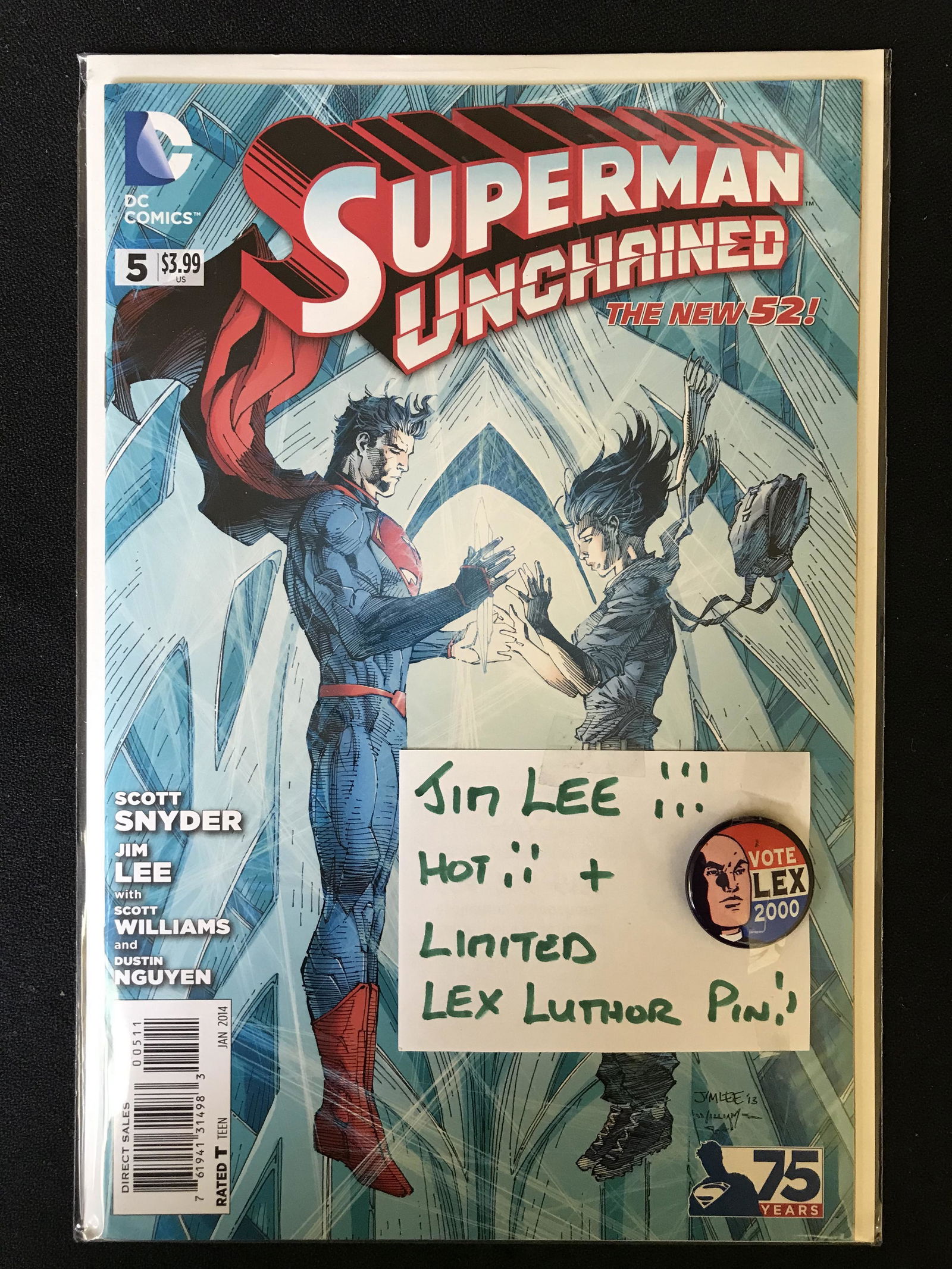 SUPERMAN UNCHAINED NO. 5 (DC COMICS) (1 of 1)