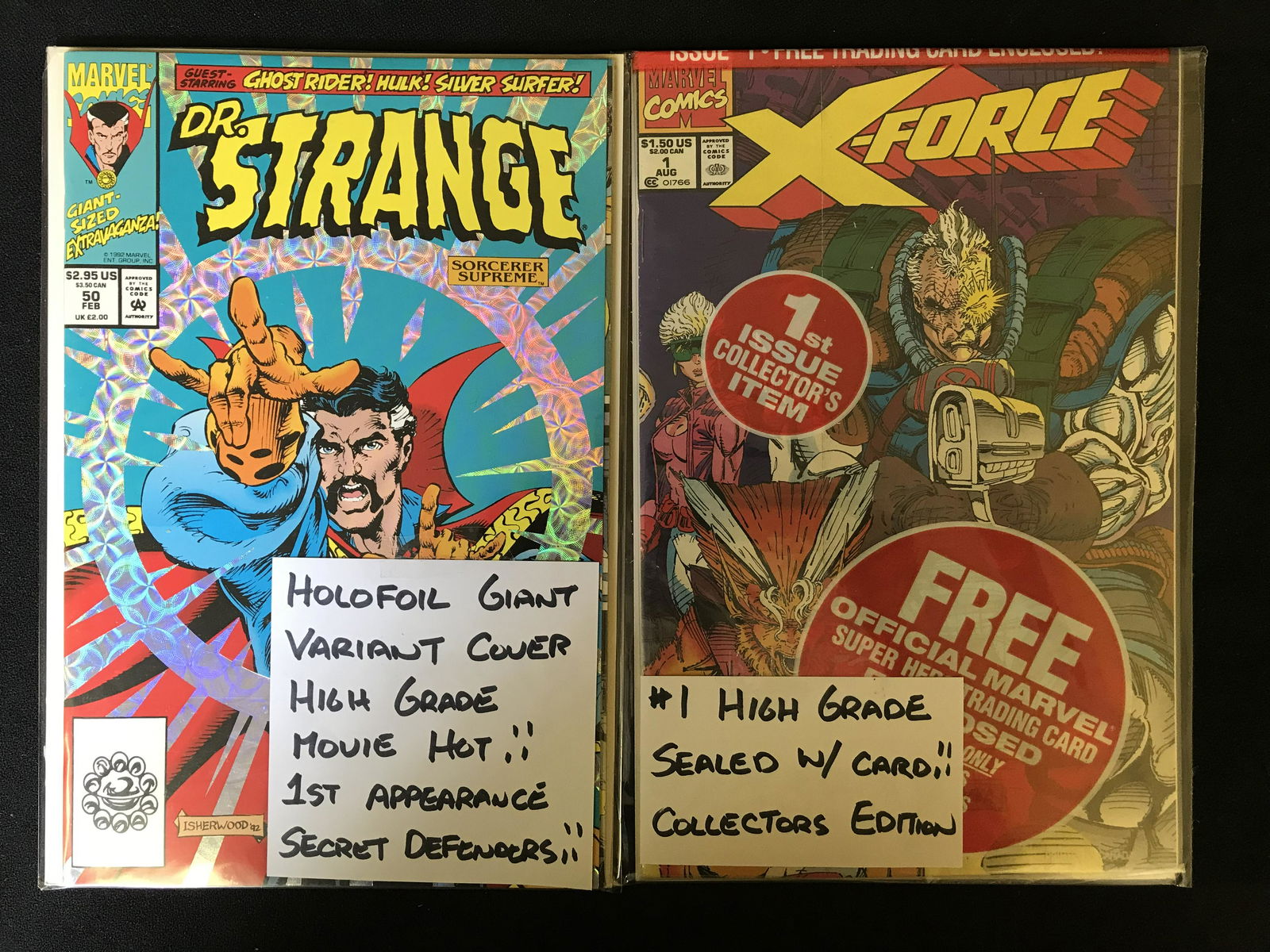 DR. STRANGE NO. 50 AND X-FORCE NO. 1 (MARVEL COMICS) (1 of 1)
