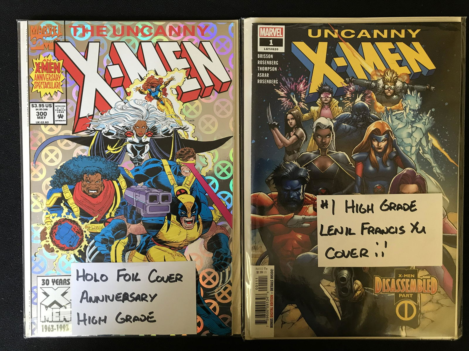 UNCANNY X-MEN NO. 1 AND THE UNCANNY X-MEN NO. 300 (MARVEL COMICS) (1 of 1)