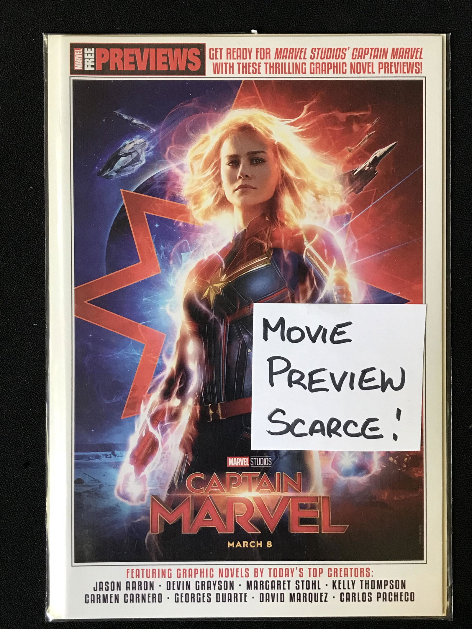 CAPTAIN MARVEL MOVIE PREVIEW (SCARCE) (1 of 1)