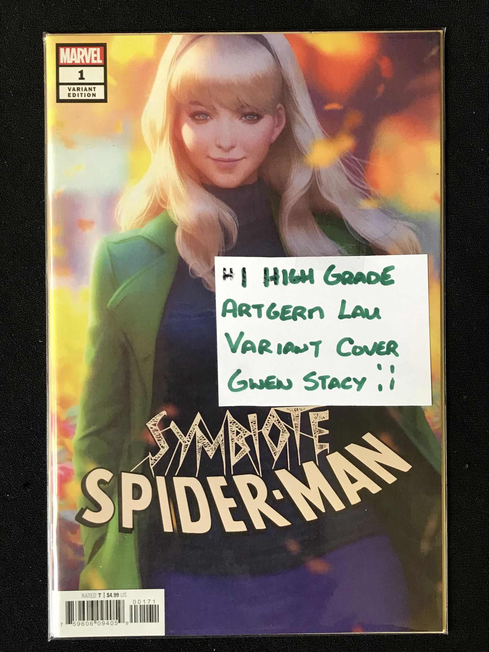 SYMBIOTE SPIDER-MAN NO. 1 VARIANT EDITION (MARVEL COMICS) (1 of 1)