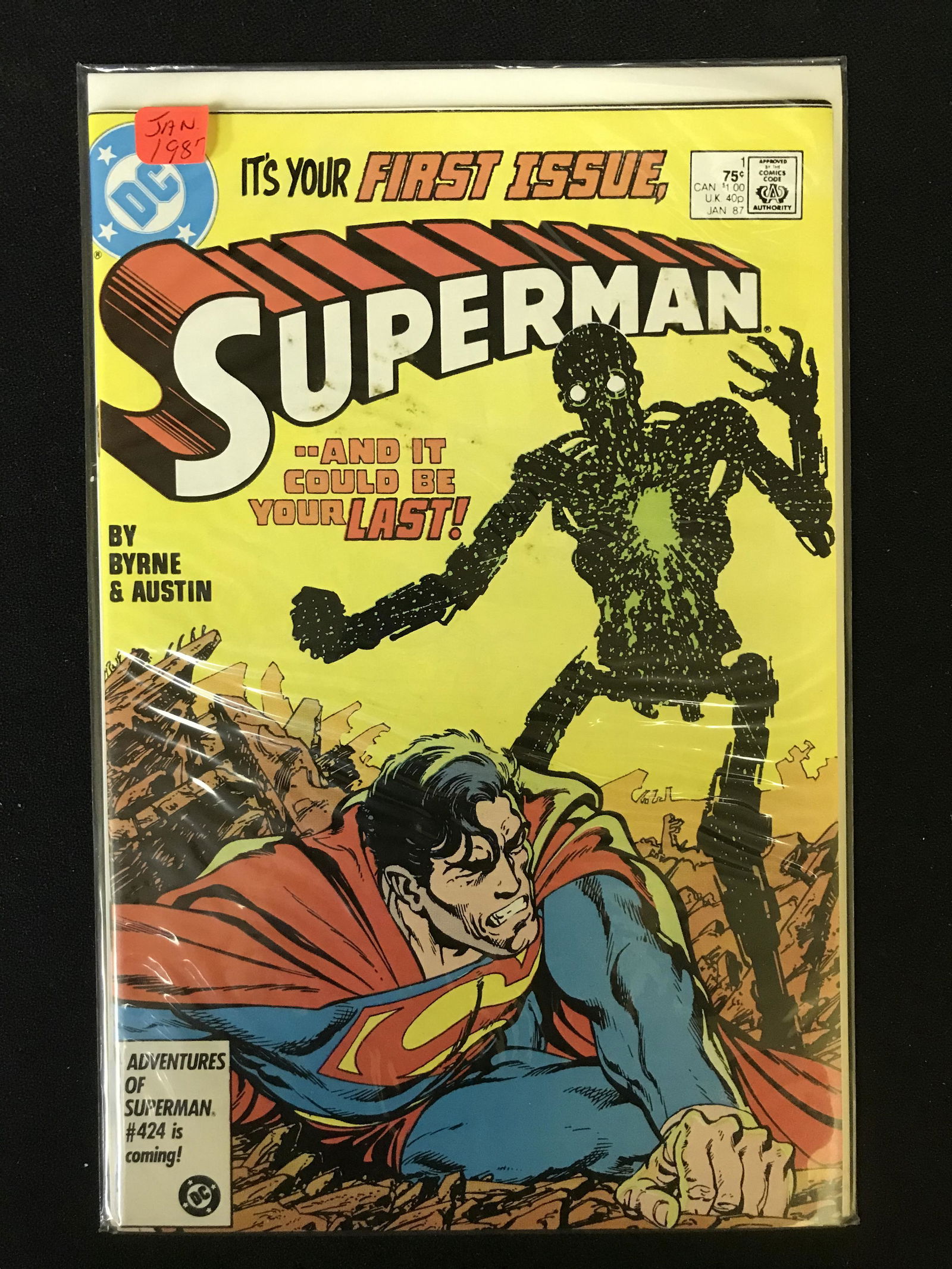 SUPERMAN NO. 1 (DC COMICS) 1987 (1 of 1)